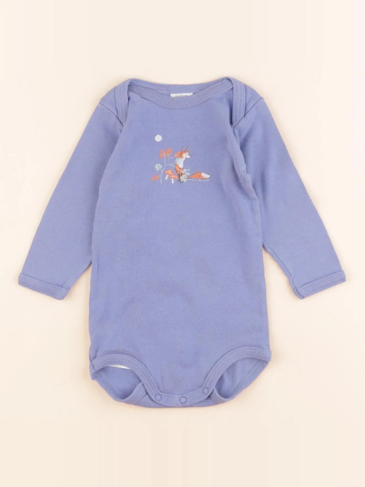 Petit Bateau - body bleu - 6 mois