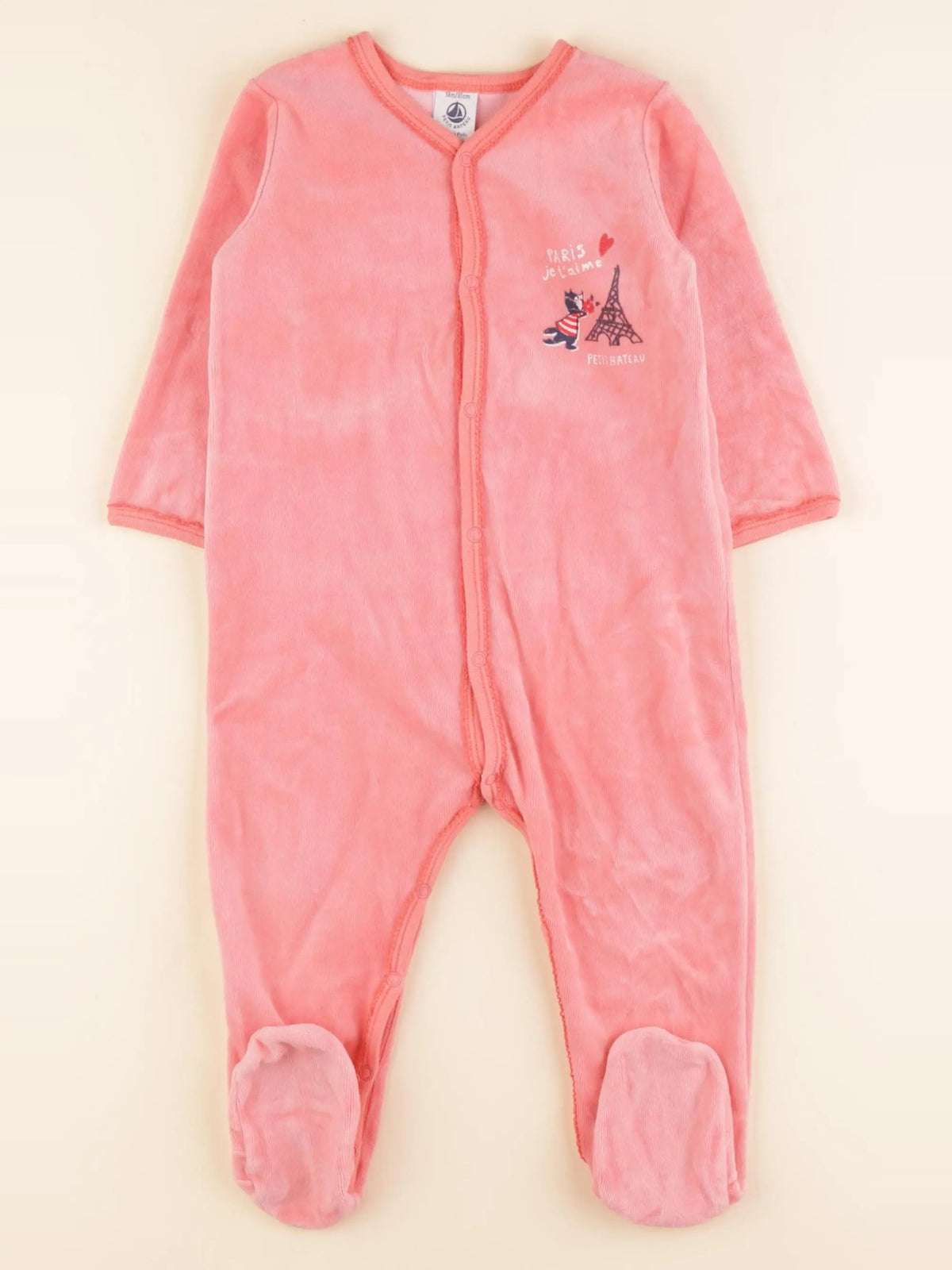 Pyjama velours rose