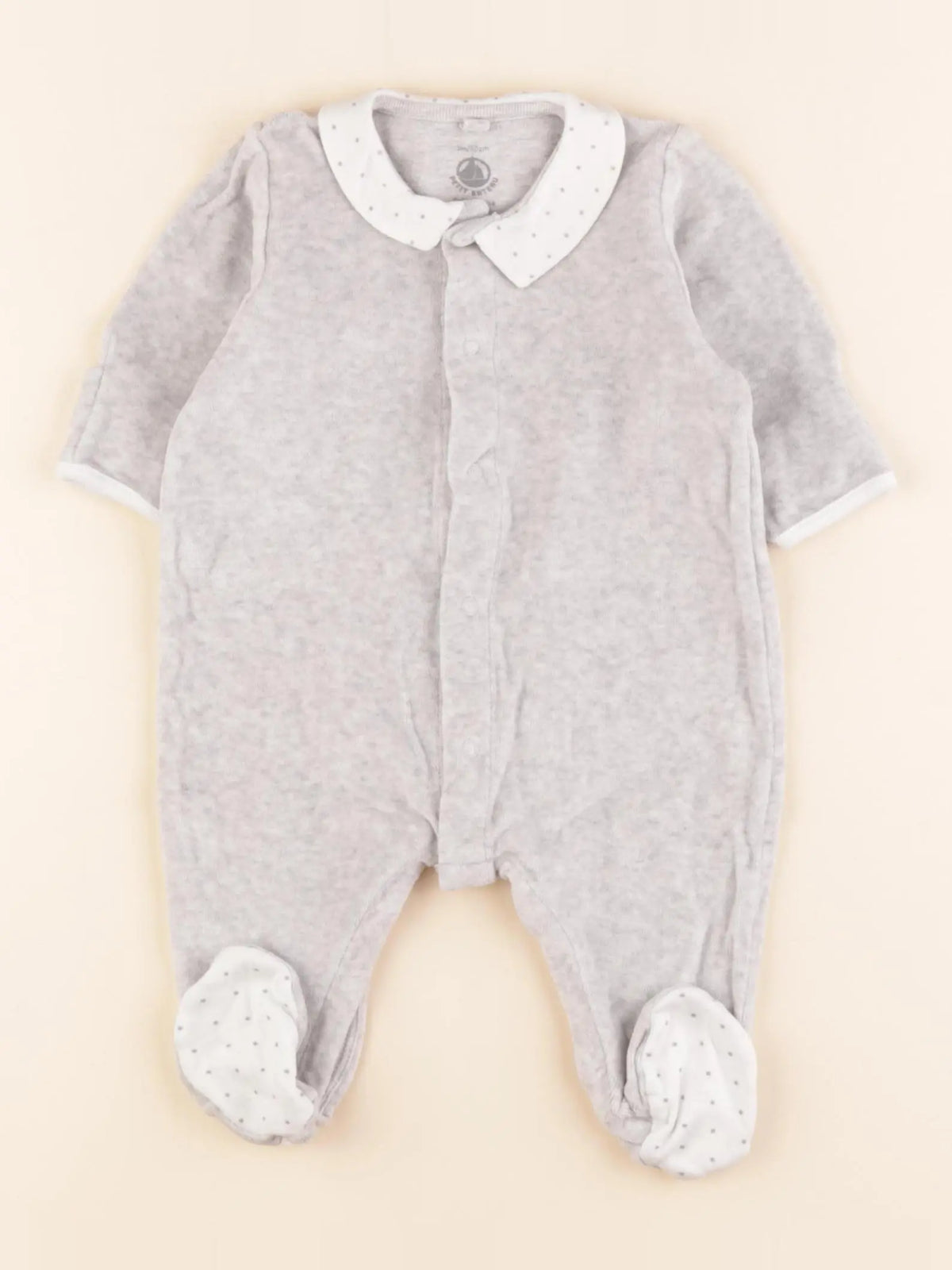 Pyjama velours gris
