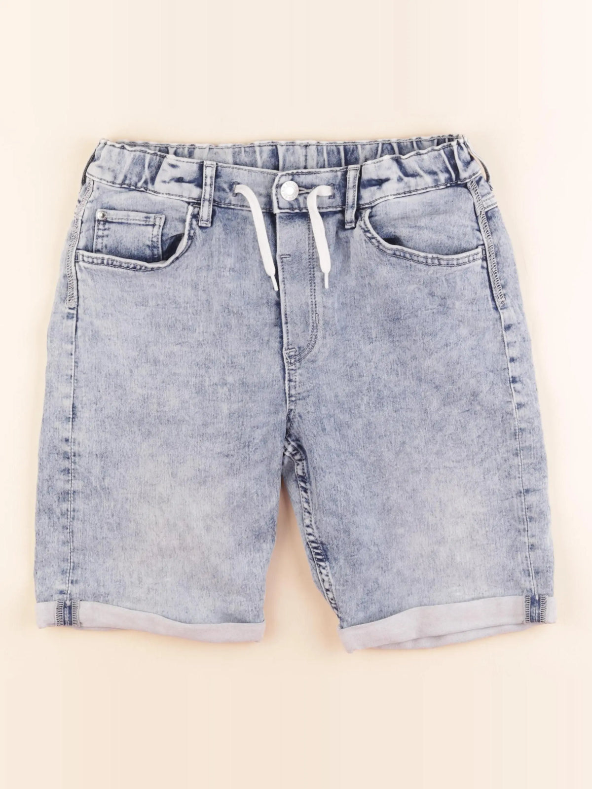 H&M - short bleu - 12/13 ans