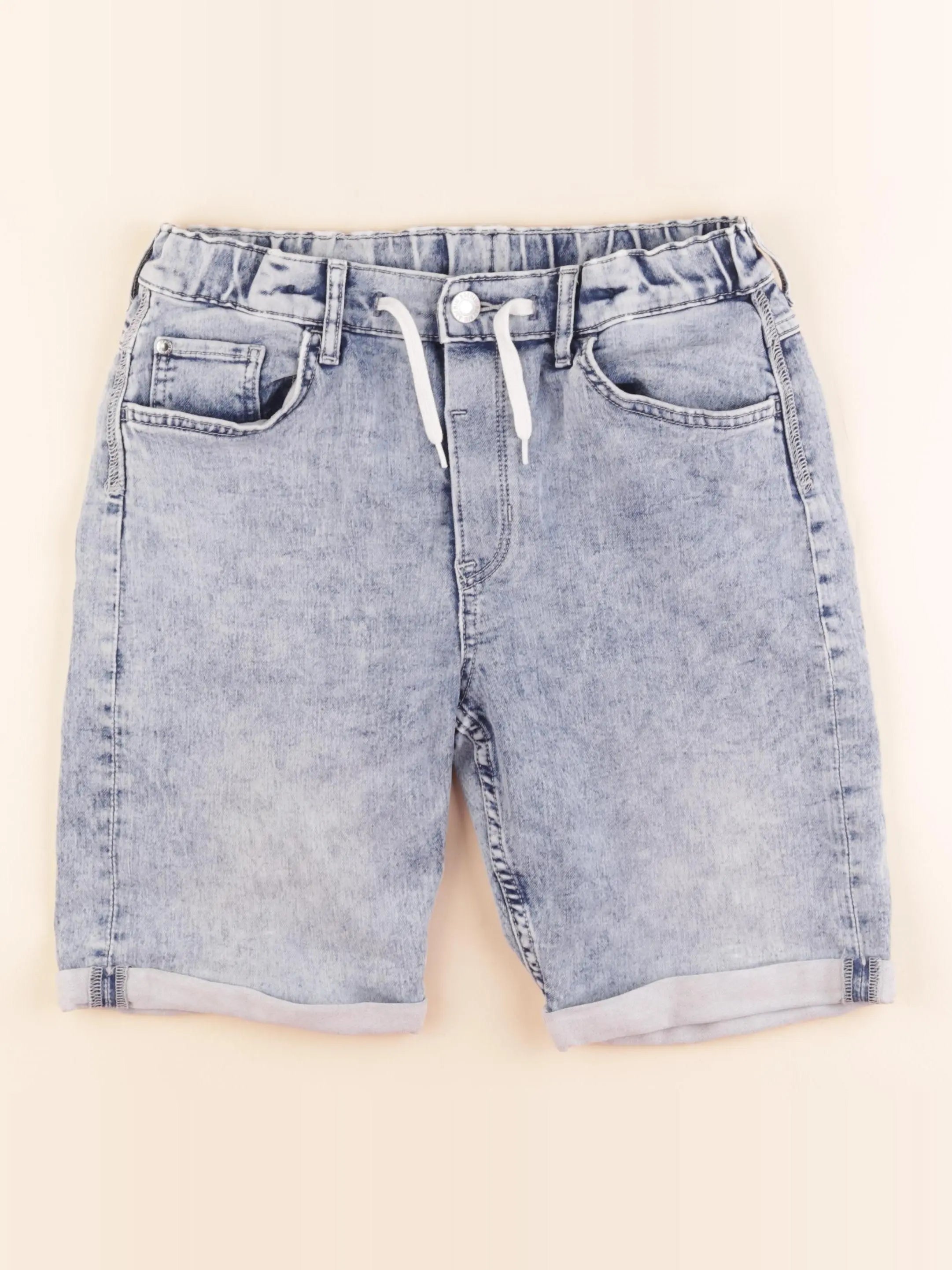 H&M - short bleu - 12/13 ans