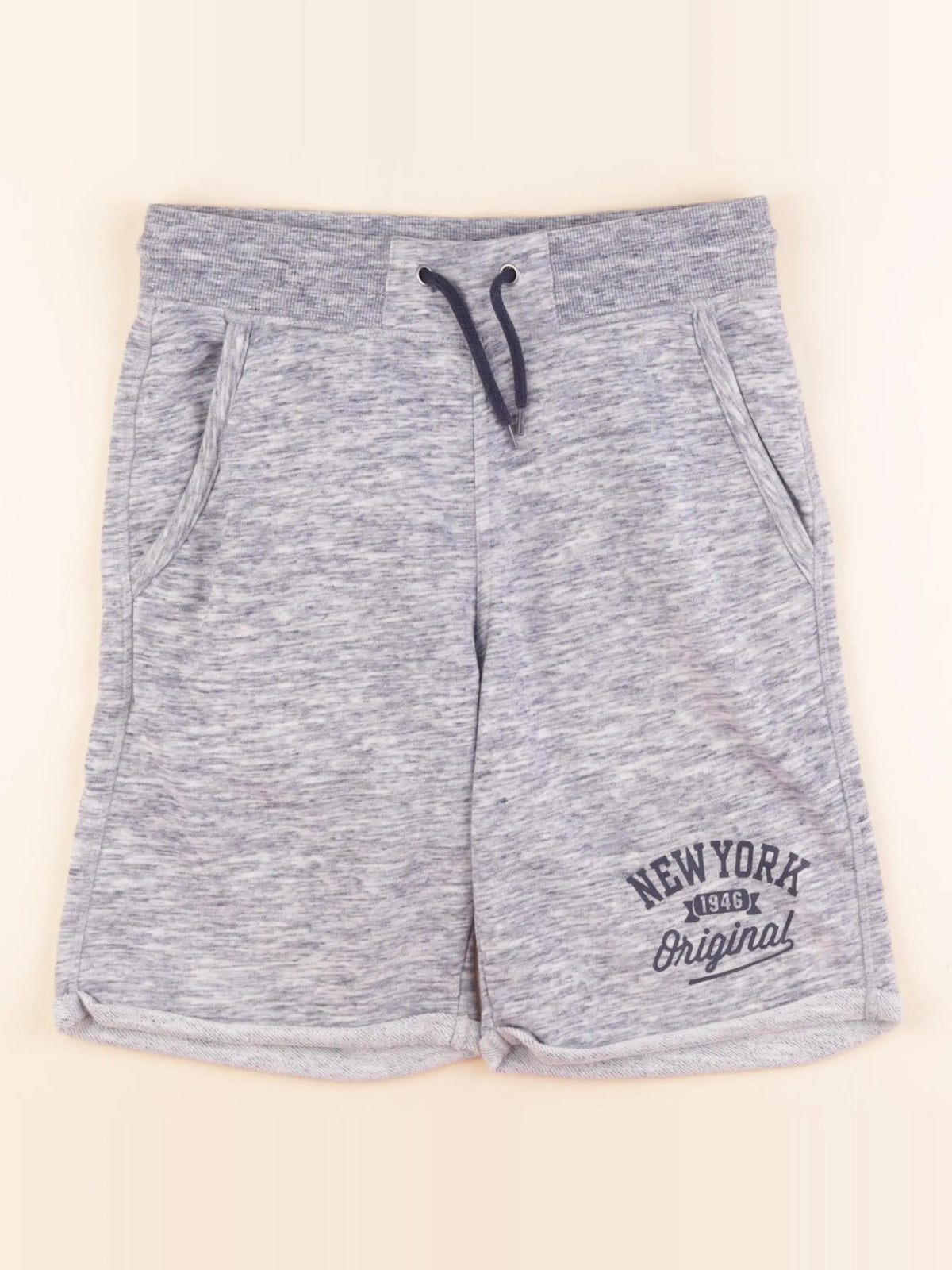 H&M - short bleu - 11/12 ans