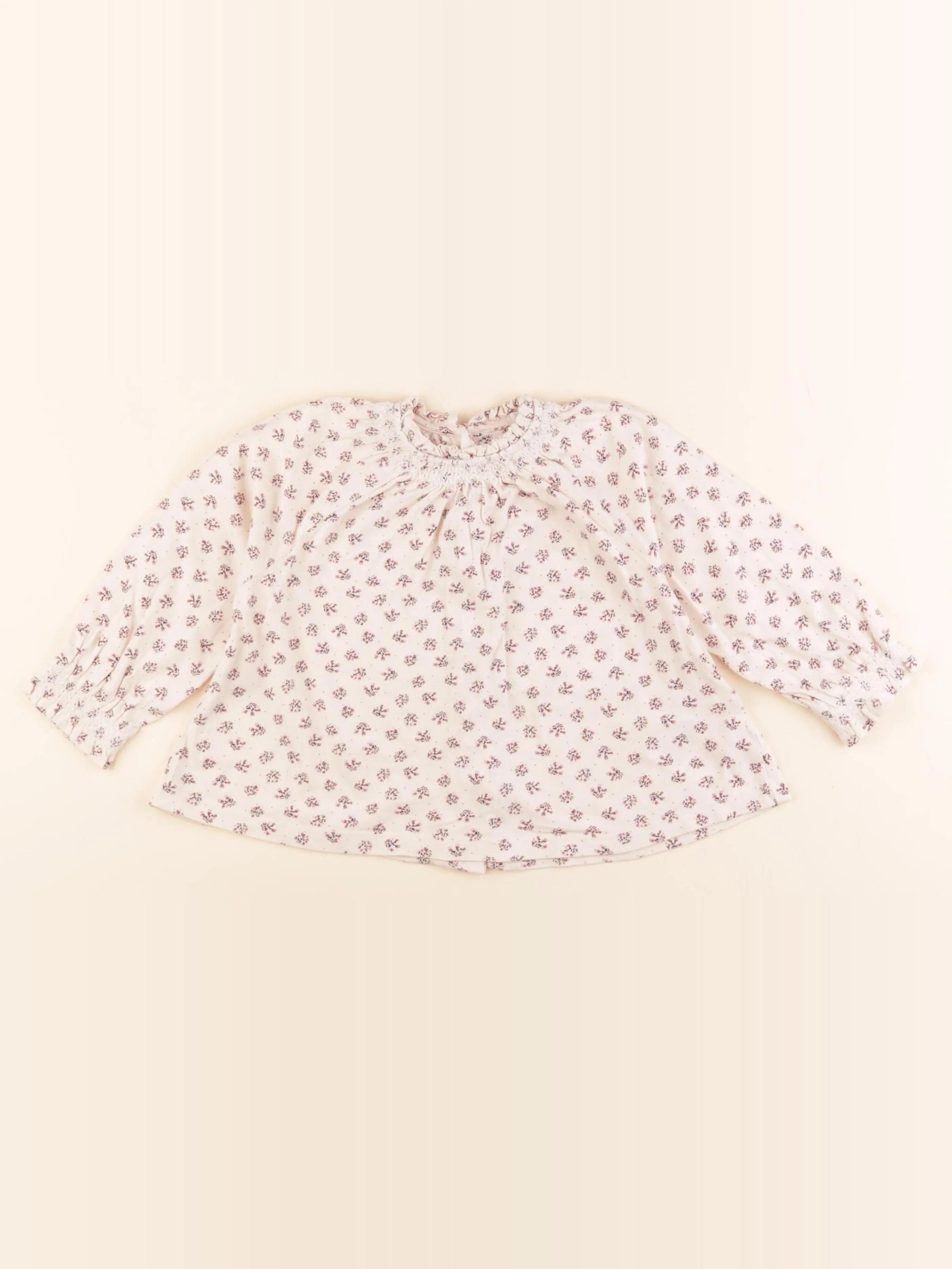 Vertbaudet - tee-shirt beige - 24 mois