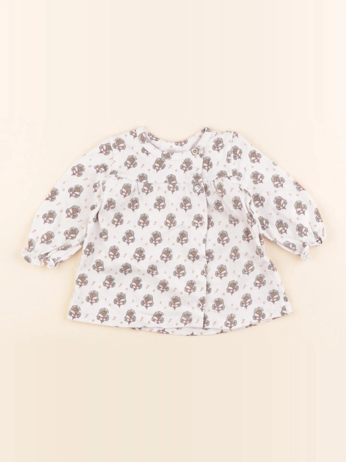 Vertbaudet - tee-shirt blanc - 3 mois