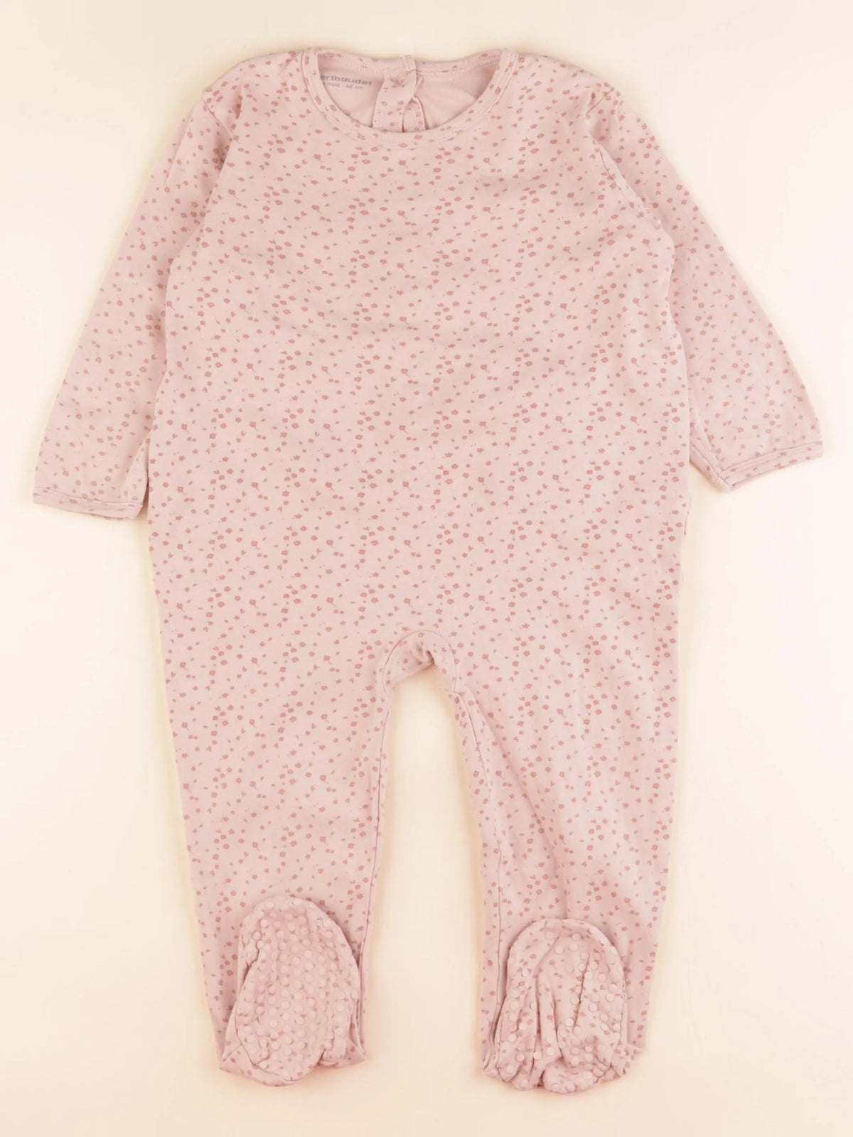 Vertbaudet - pyjama coton rose - 24 mois