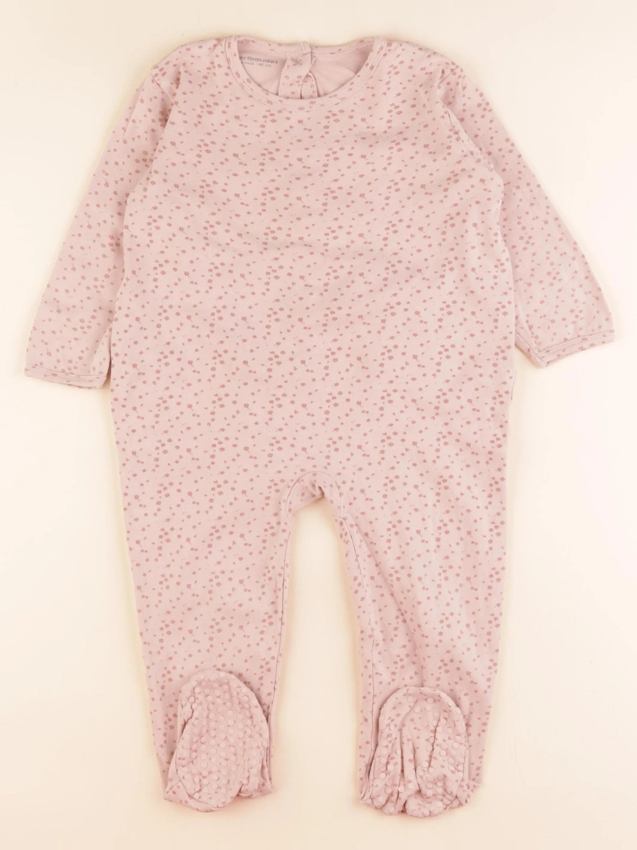 Vertbaudet - pyjama coton rose - 24 mois