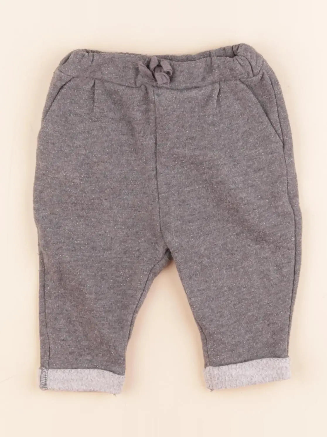 Vertbaudet - pantalon gris - 3 mois