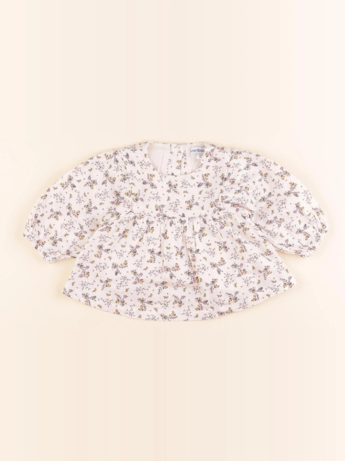 Vertbaudet - blouse beige - 6 mois