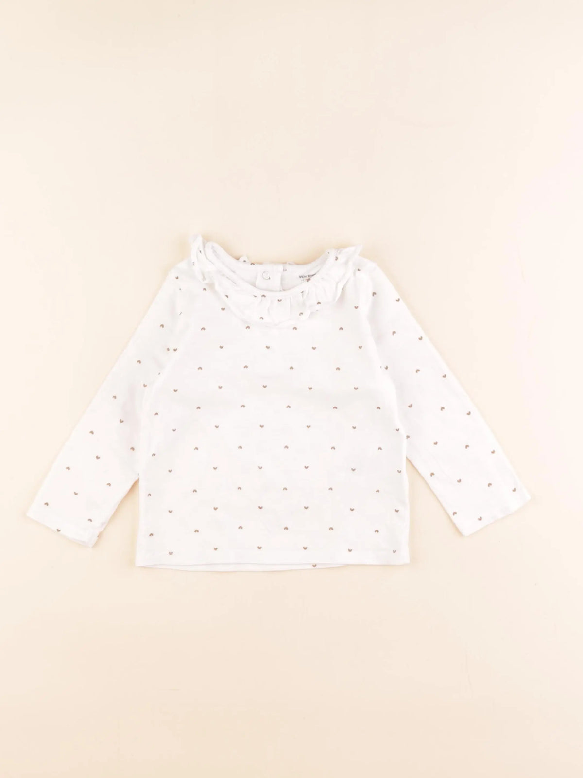 Vertbaudet - tee-shirt blanc - 18 mois