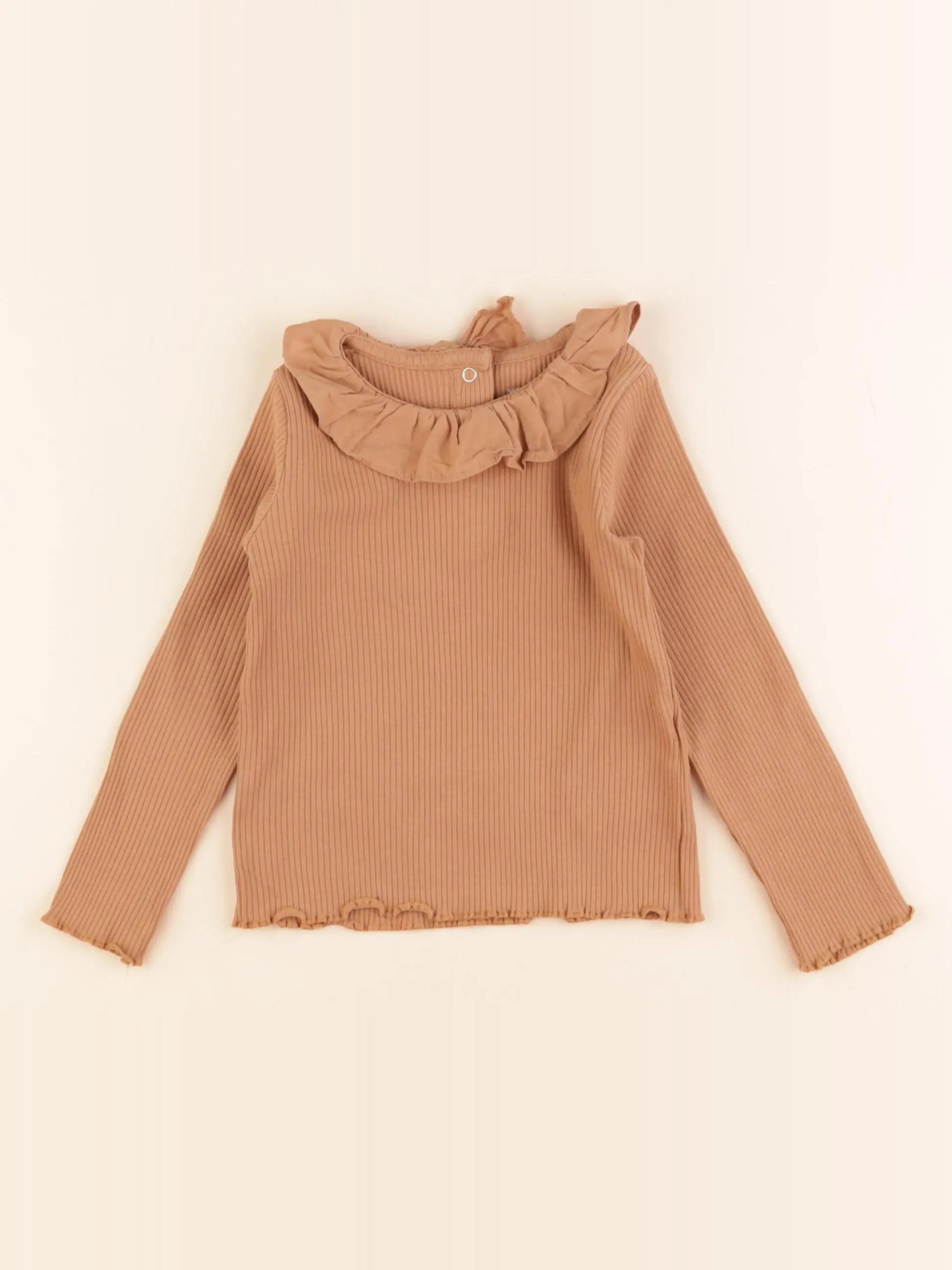 Vertbaudet - tee-shirt marron - 18 mois