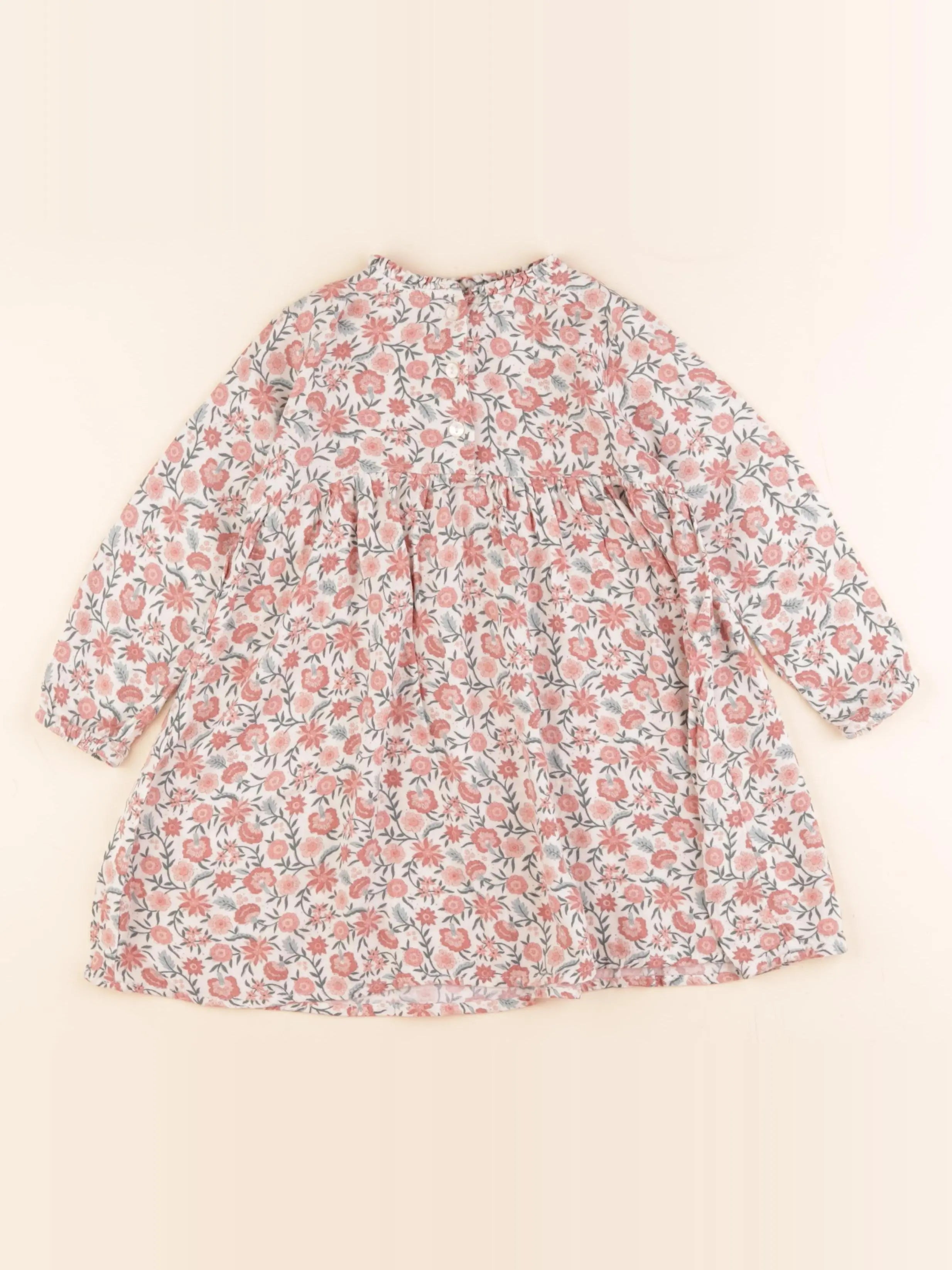 Vertbaudet - robe rose - 3 ans