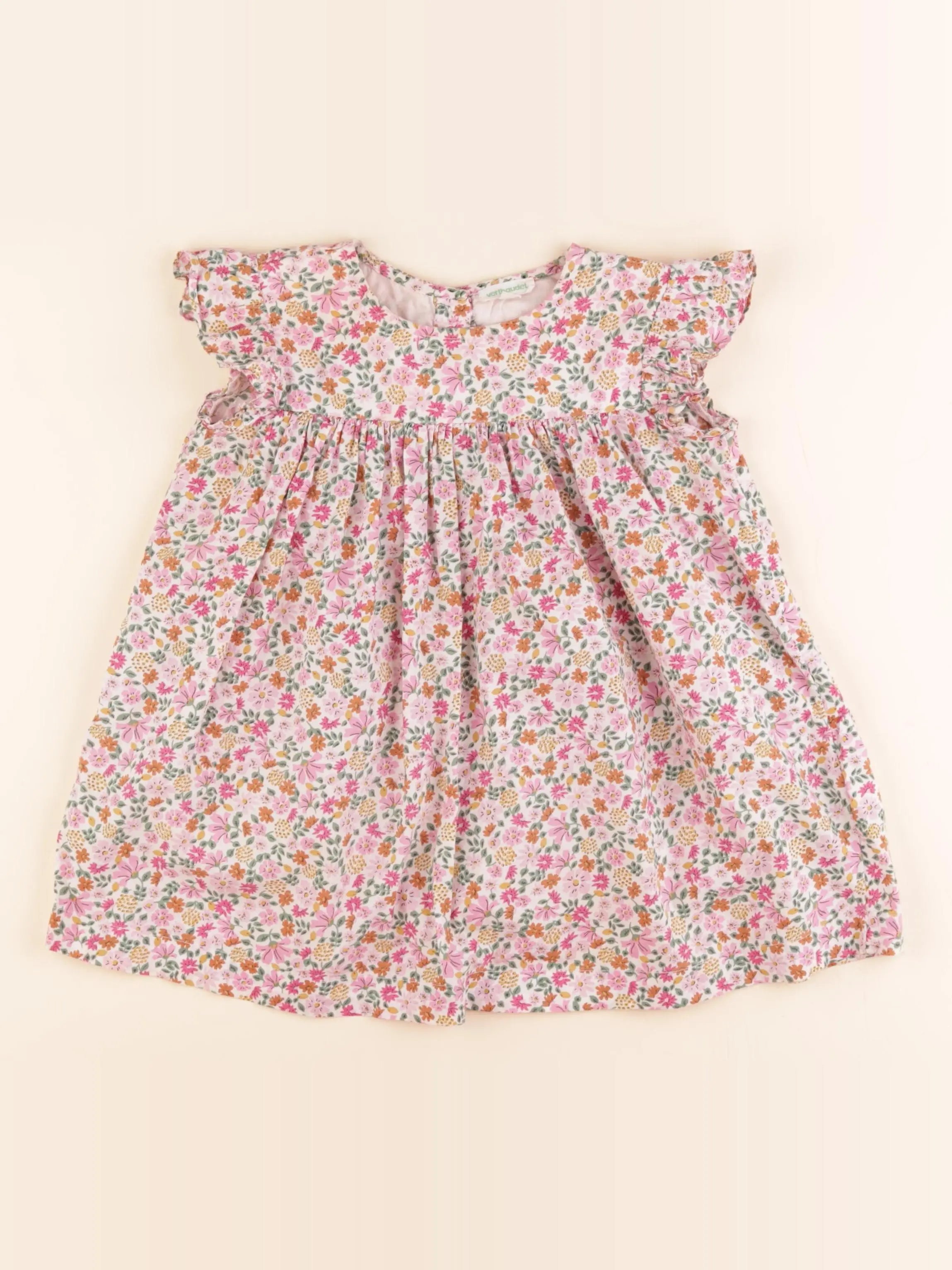 Vertbaudet - robe multicolore - 3 ans