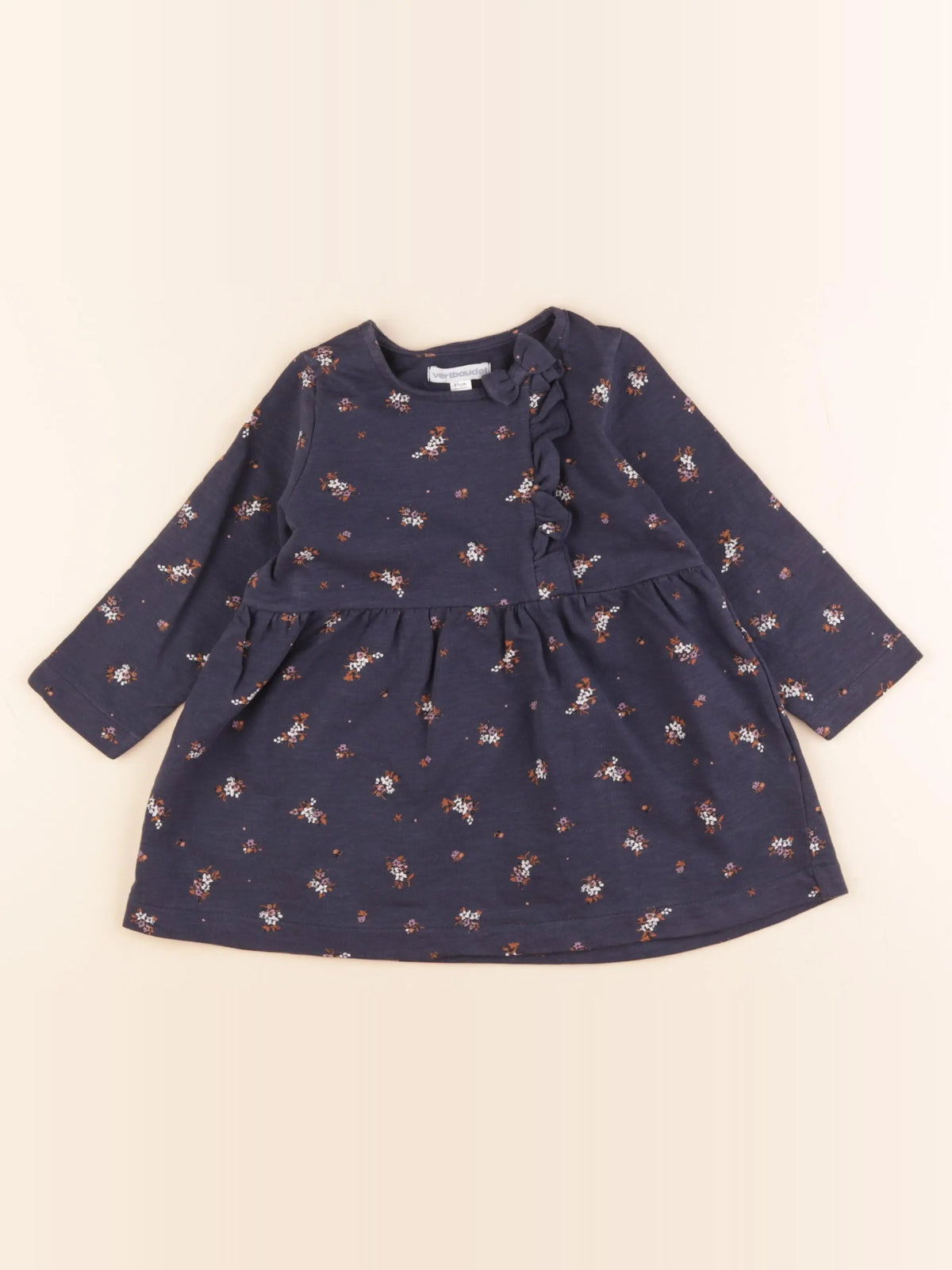 Vertbaudet - robe bleu - 18 mois