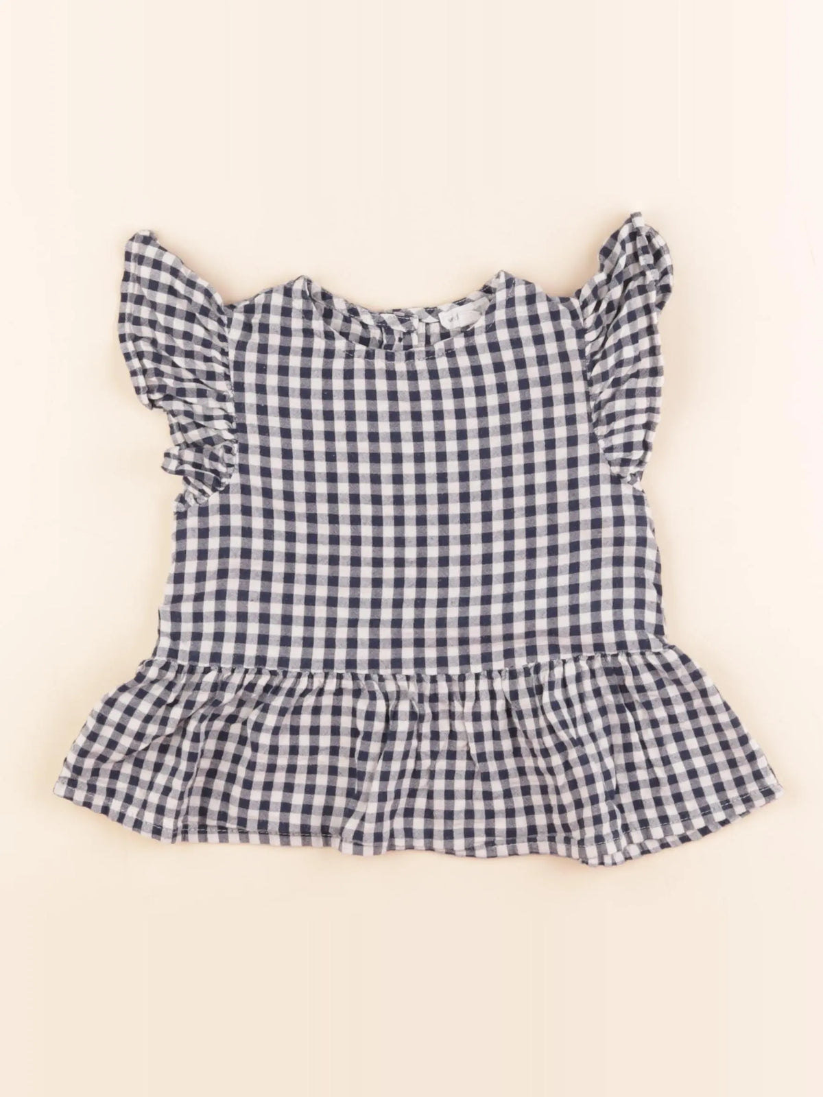 Vertbaudet - blouse bleu - 2 ans