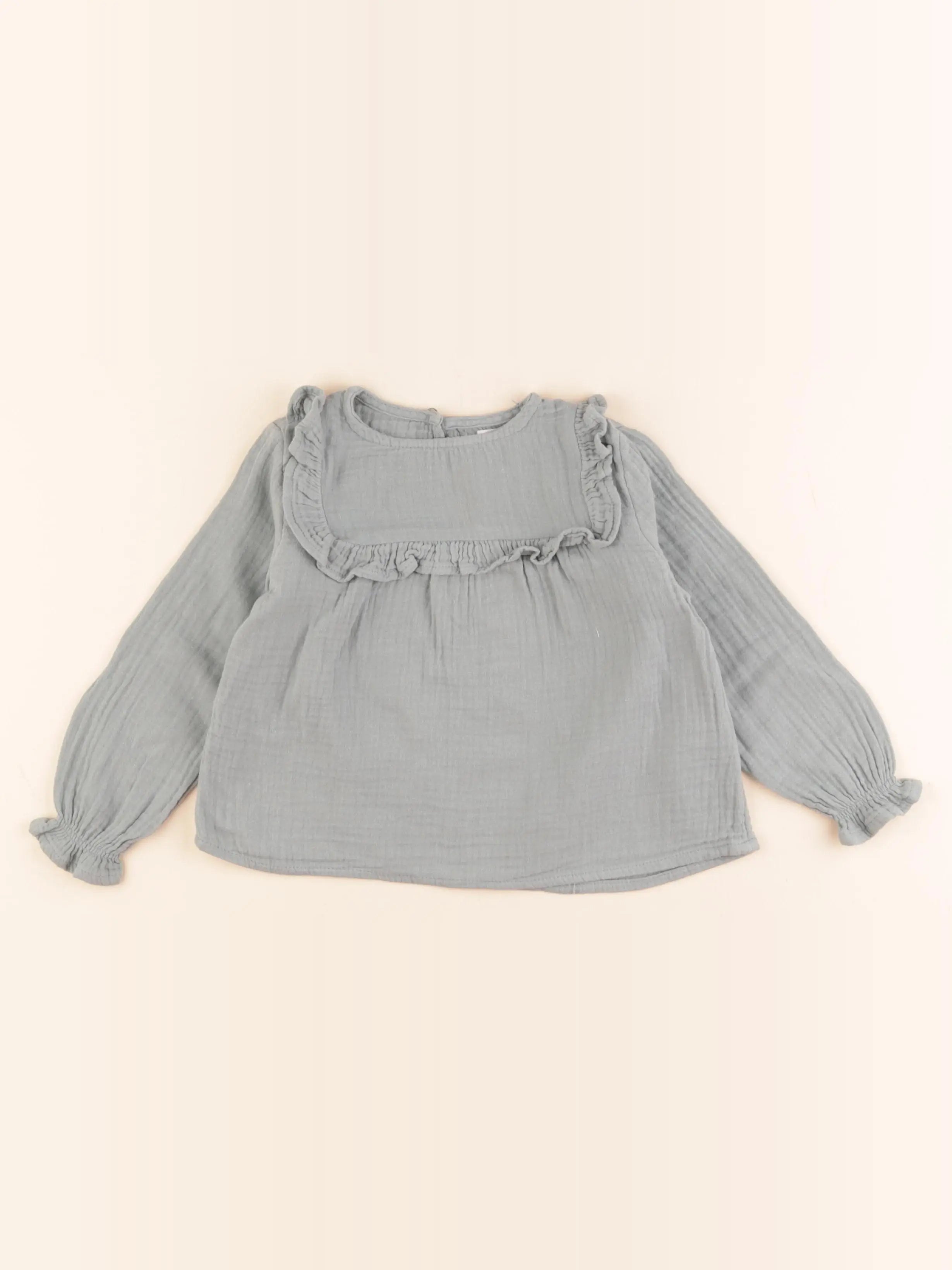 Vertbaudet - blouse vert - 3 ans