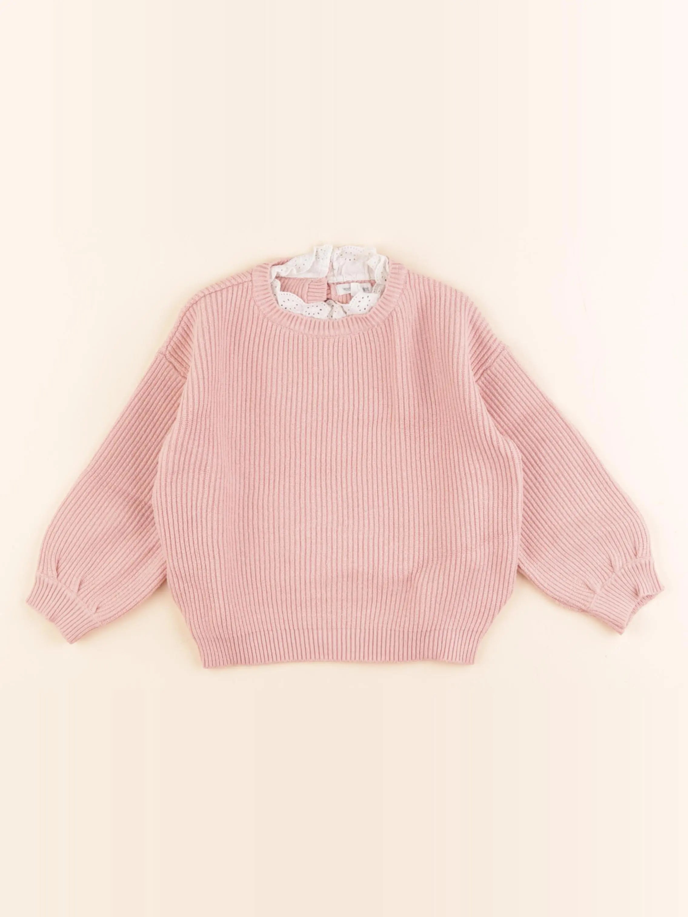 Vertbaudet - pull rose - 3 ans