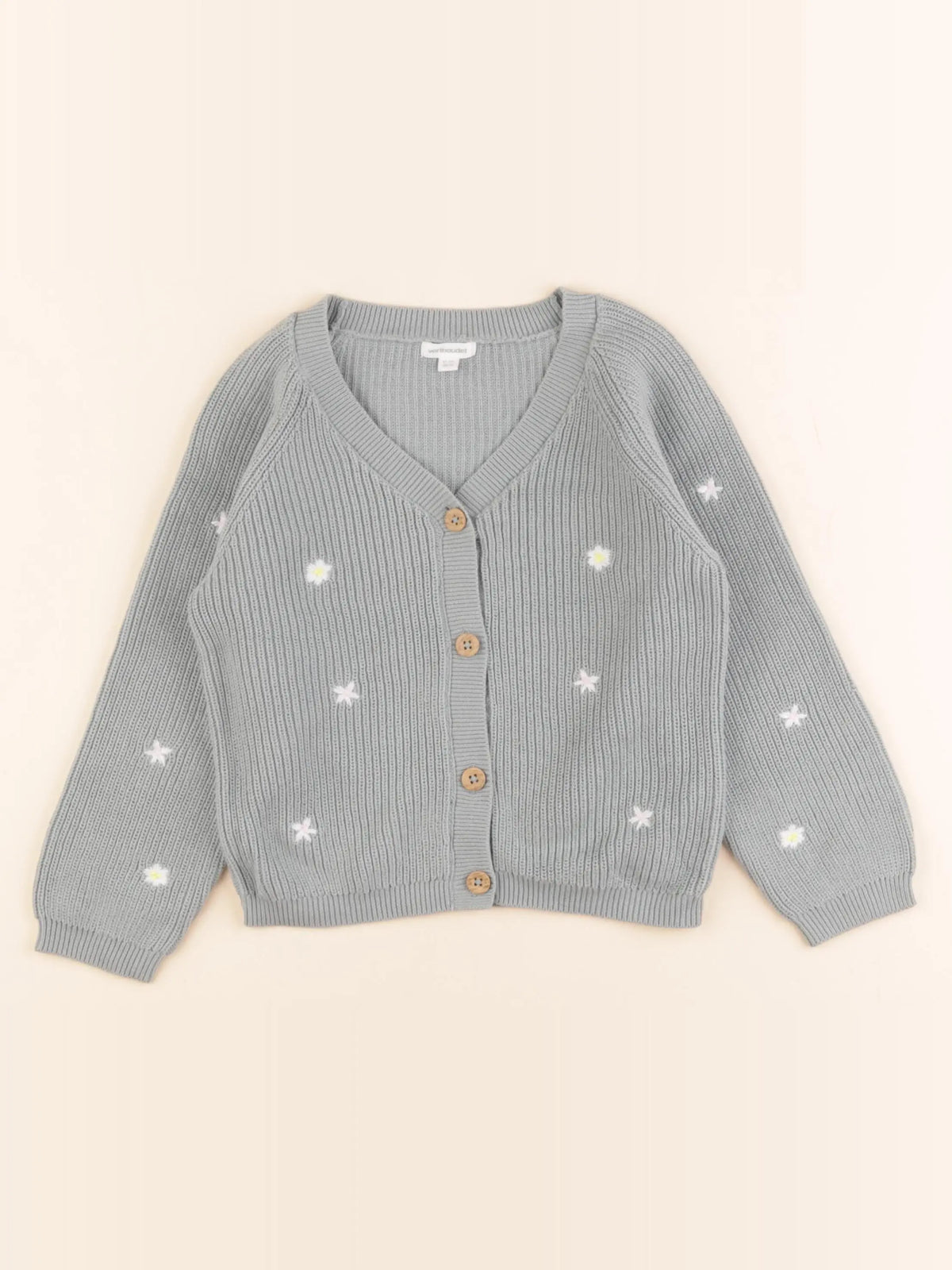 Vertbaudet - gilet bleu - 3 ans