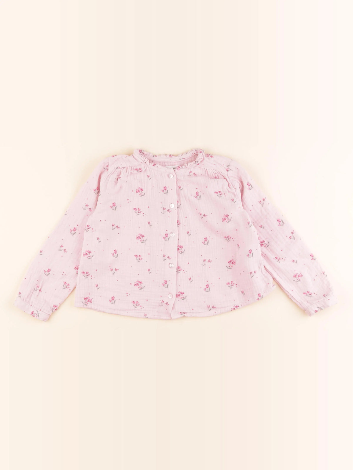 Vertbaudet - blouse rose - 4 ans
