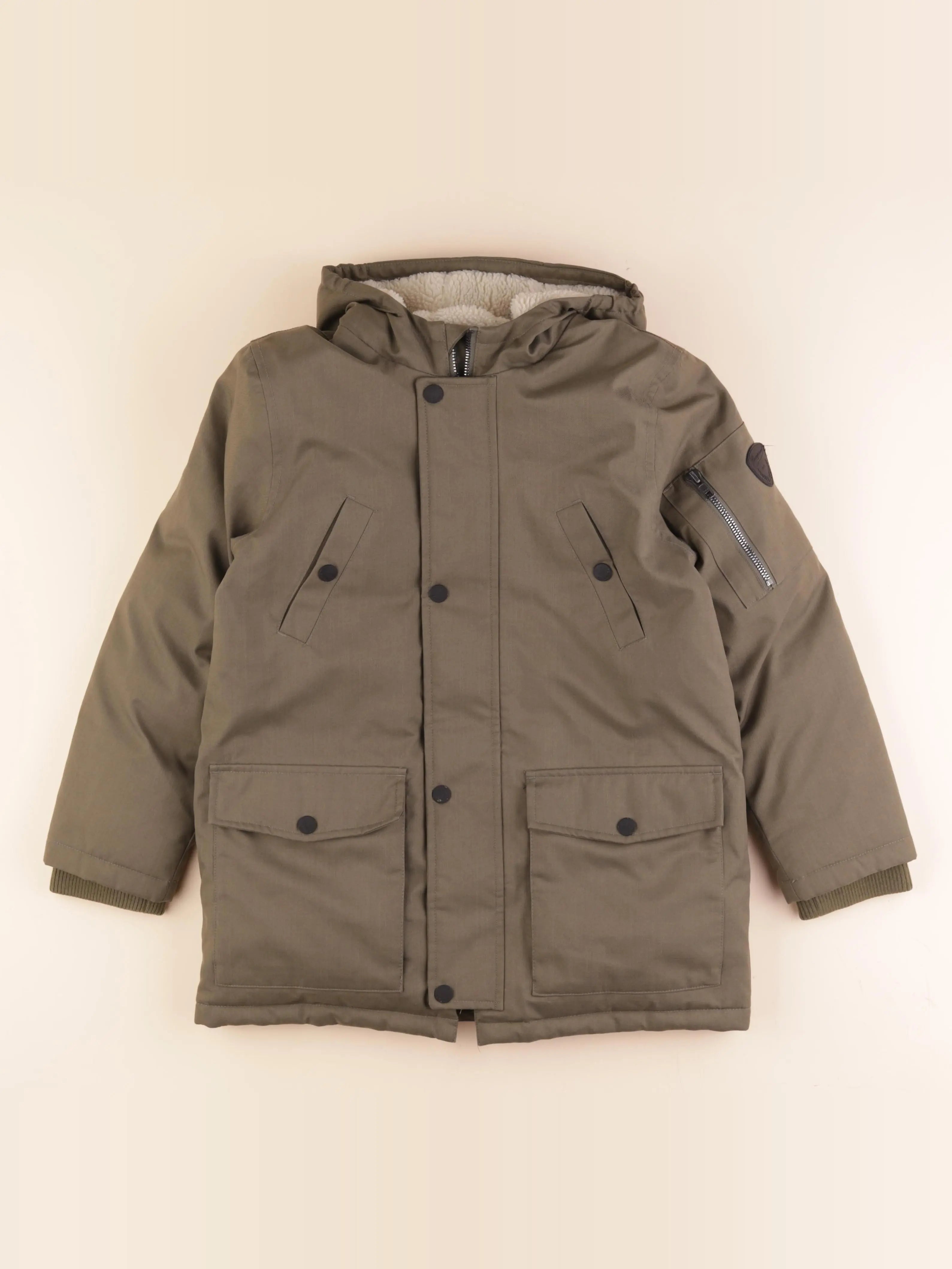 Bonpoint - manteau vert - 10 ans