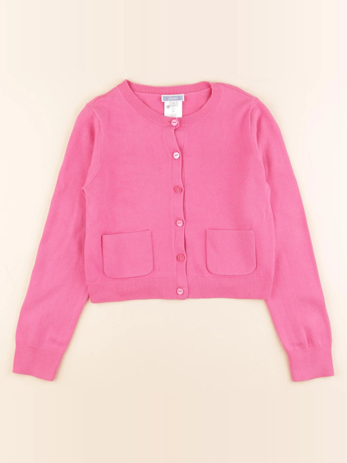 Jacadi - gilet rose - 8 ans