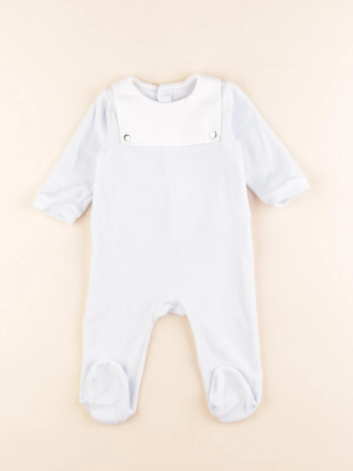 Jacadi - pyjama velours bleu - 6 mois