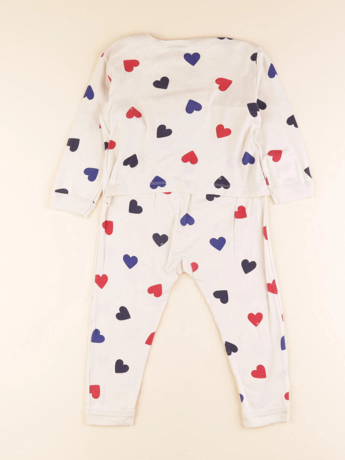 Pyjama coton beige