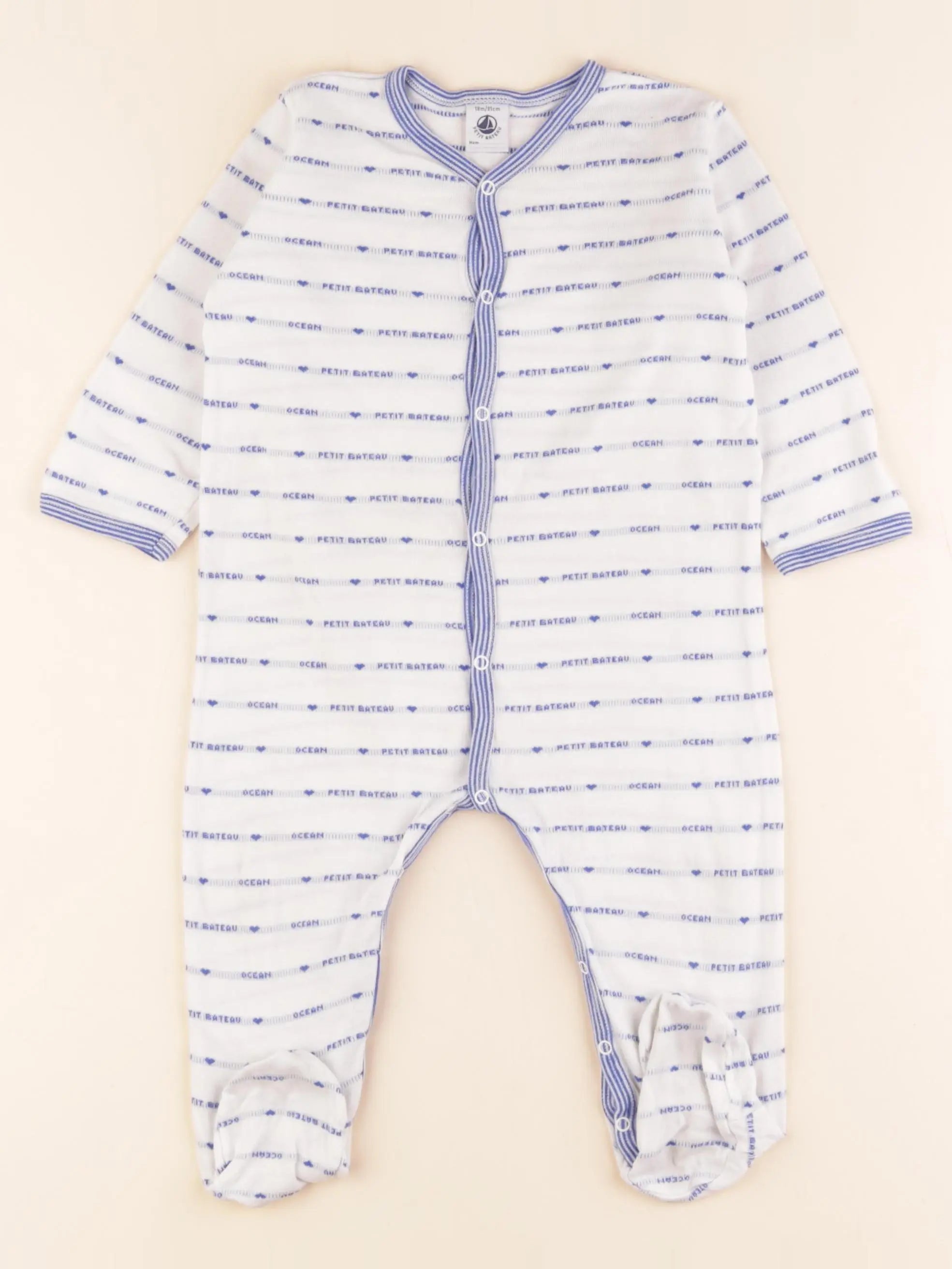 Pyjama coton bleu