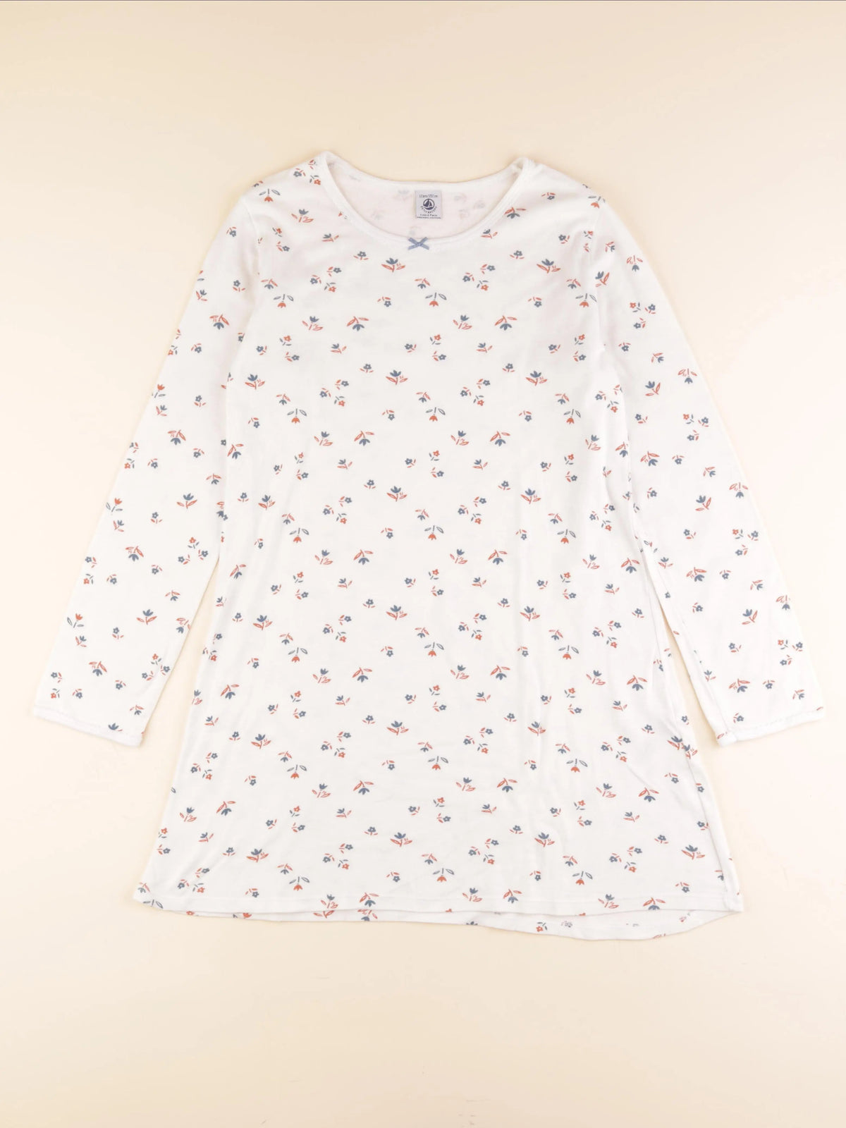 Chemise de nuit coton blanc