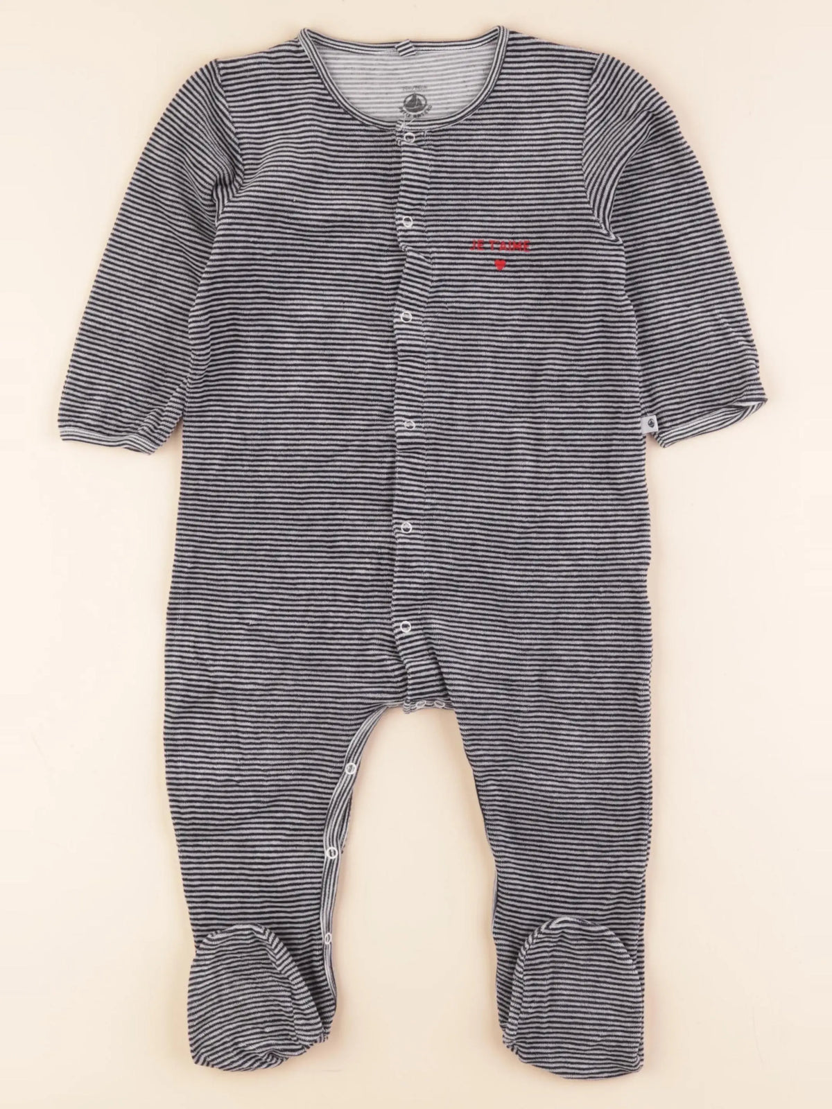 Pyjama velours bleu