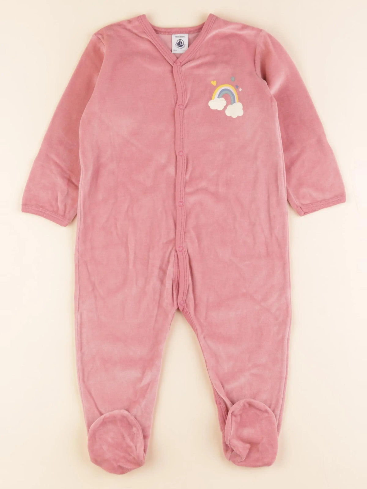 Pyjama velours rose