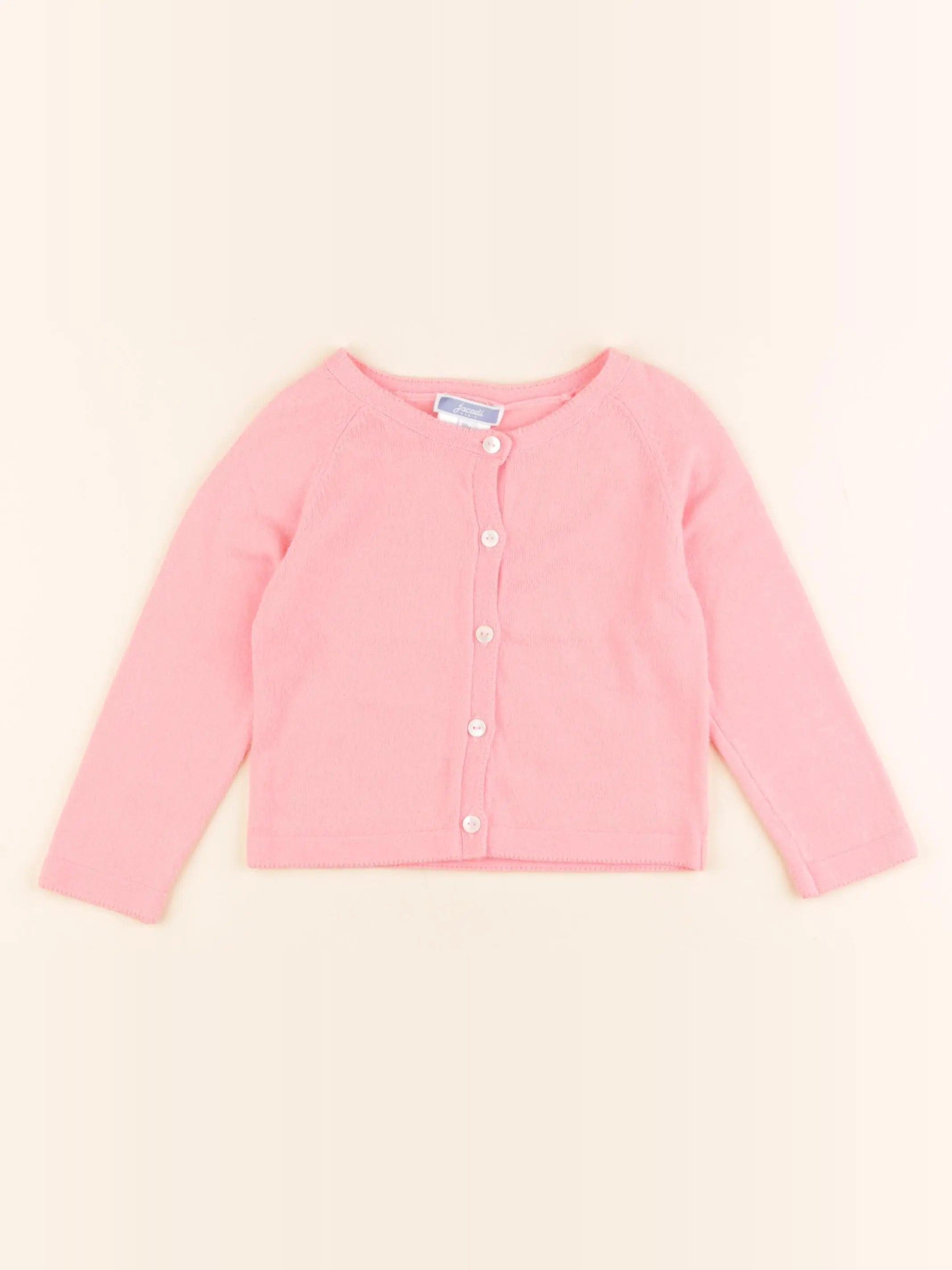 Jacadi - gilet rose - 18 mois