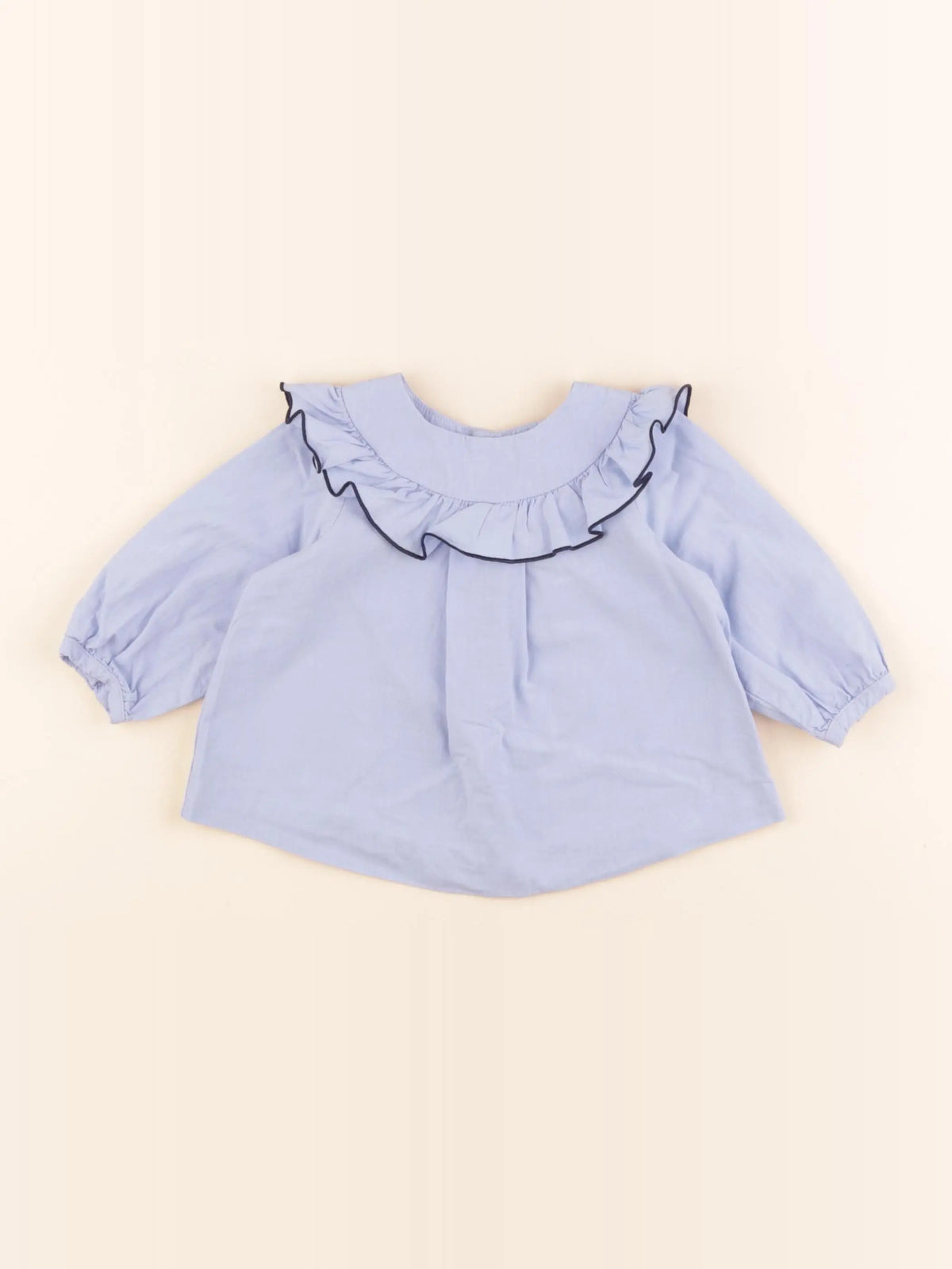 Jacadi - blouse bleu - 6 mois
