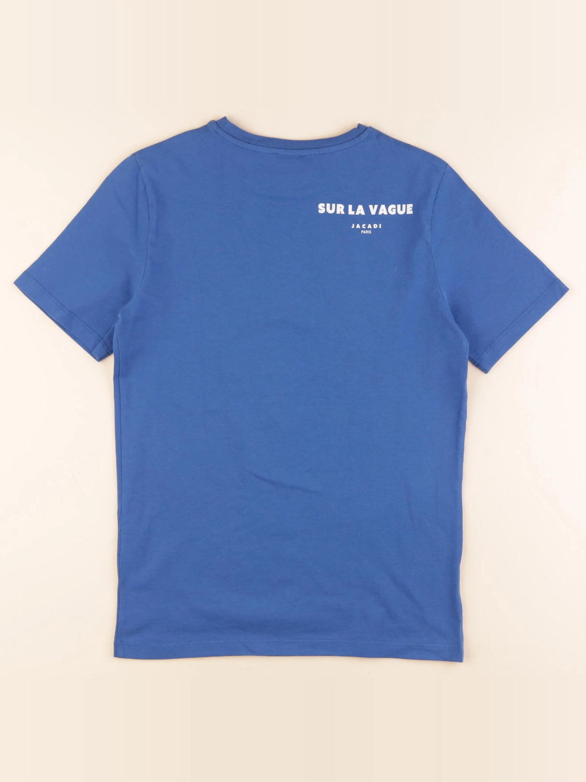 Jacadi - tee-shirt imprimé au dos bleu - 12 ans