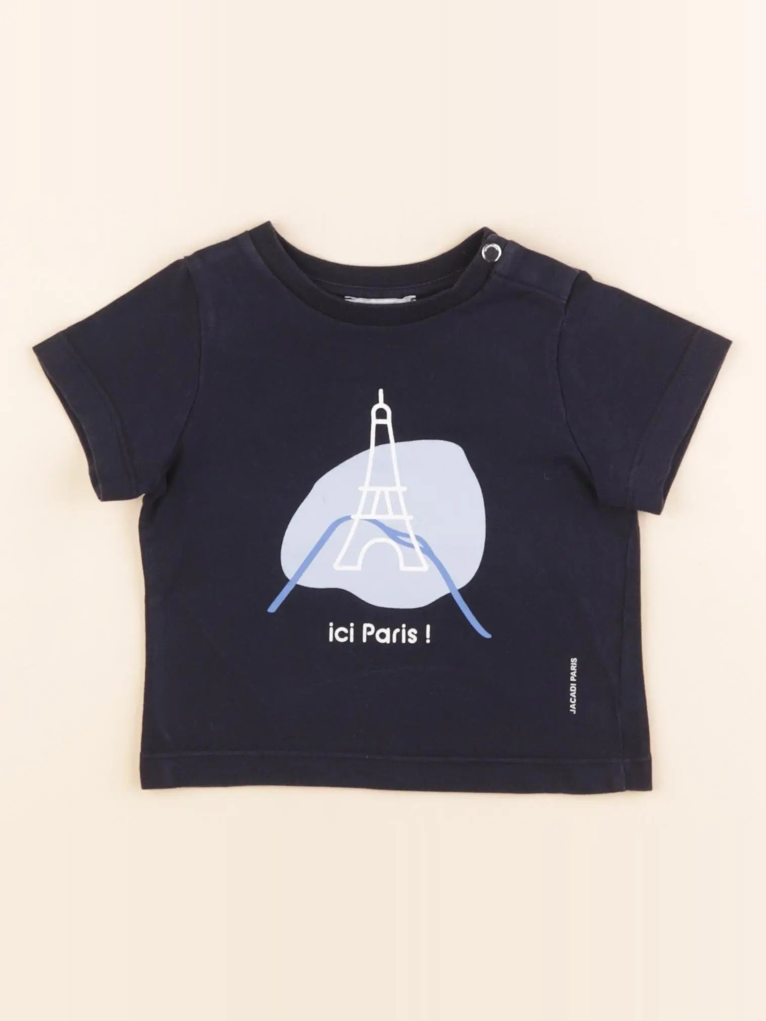 Jacadi - tee-shirt bleu - 6 mois