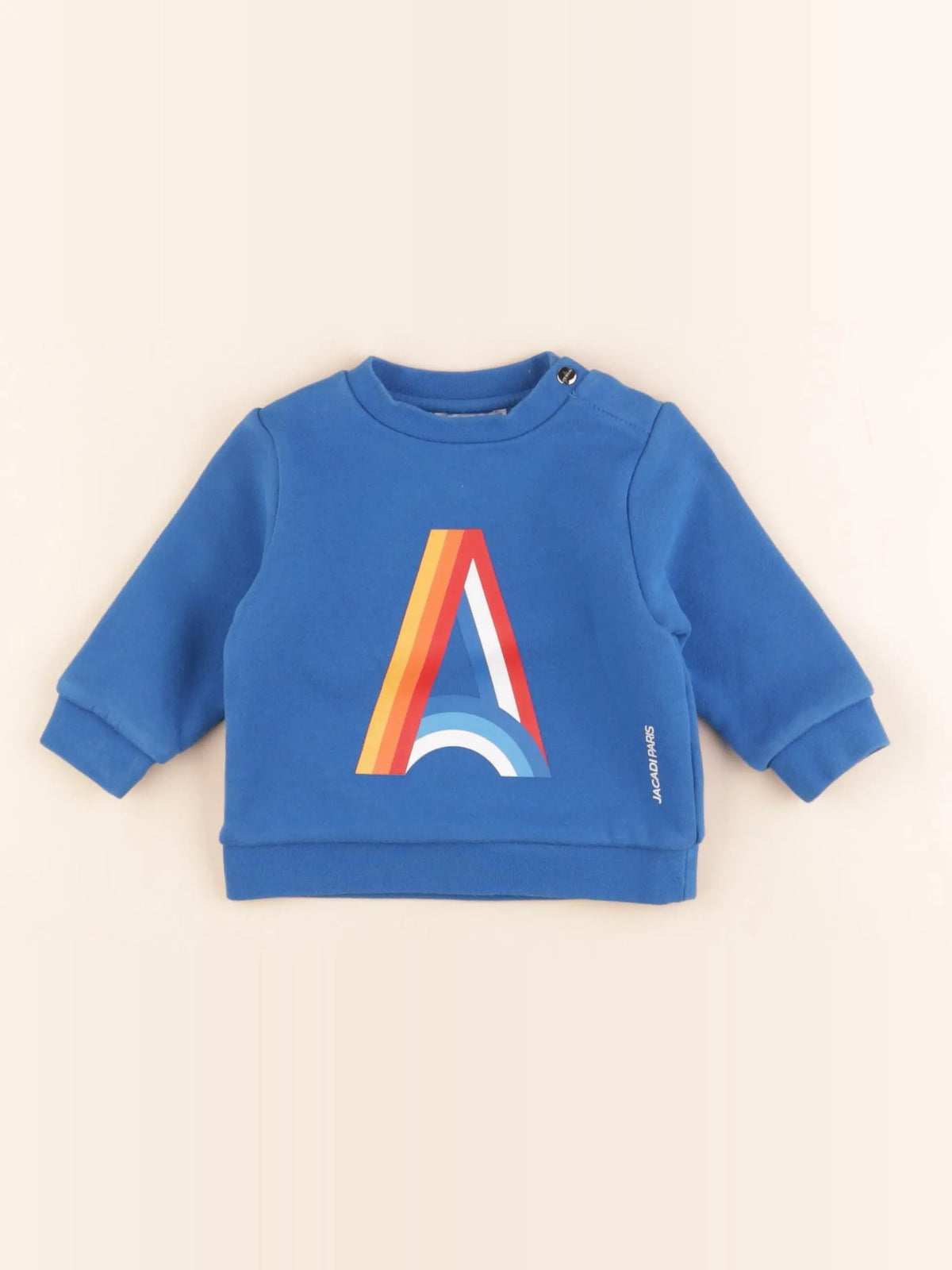 Jacadi - sweat bleu - 12 mois