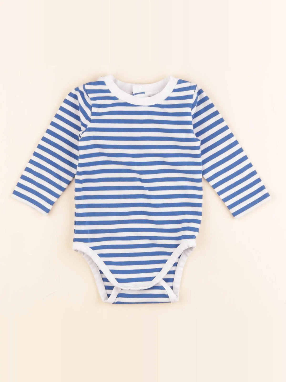 Jacadi - body blanc, bleu - 6 mois