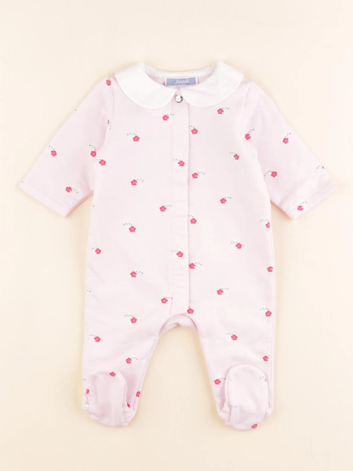 Jacadi - pyjama coton rose - 3 mois