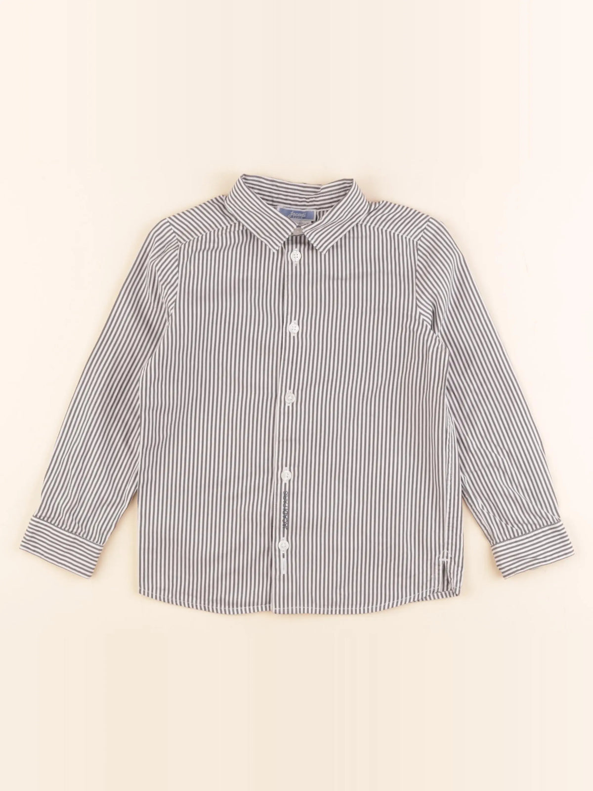 Jacadi - chemise blanc, gris - 4 ans