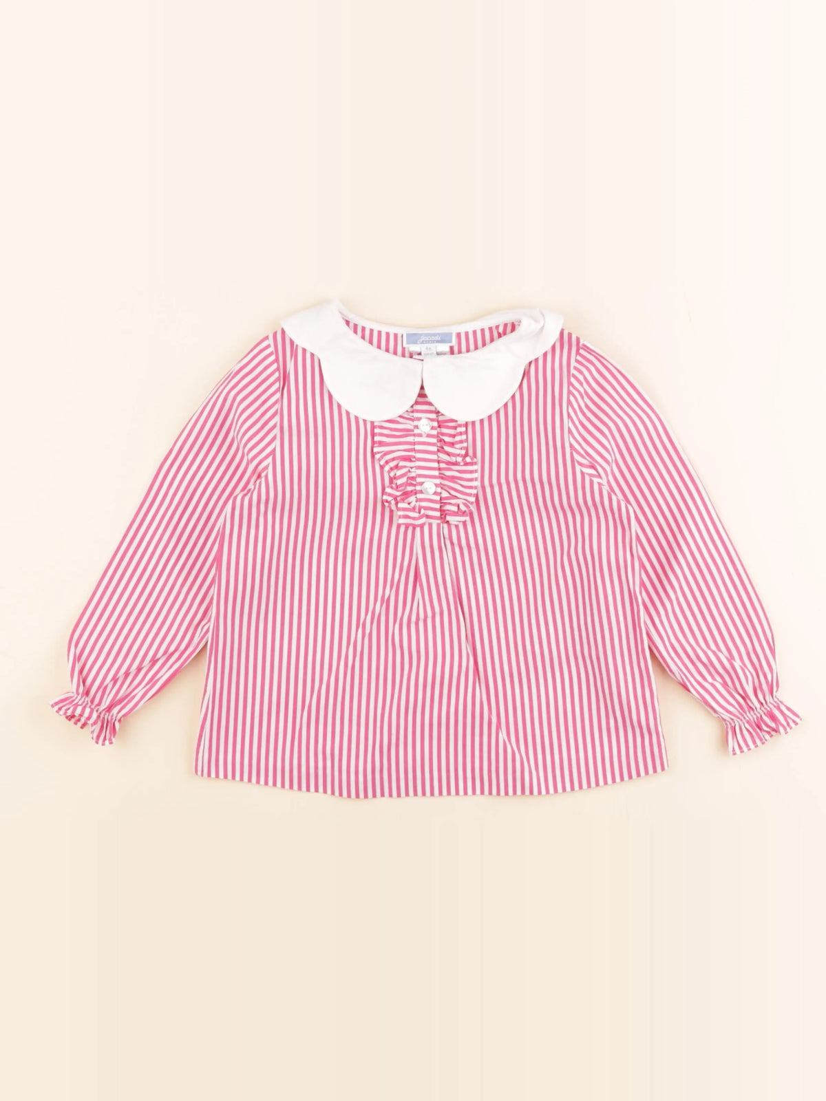 Jacadi - blouse blanc, rose - 4 ans