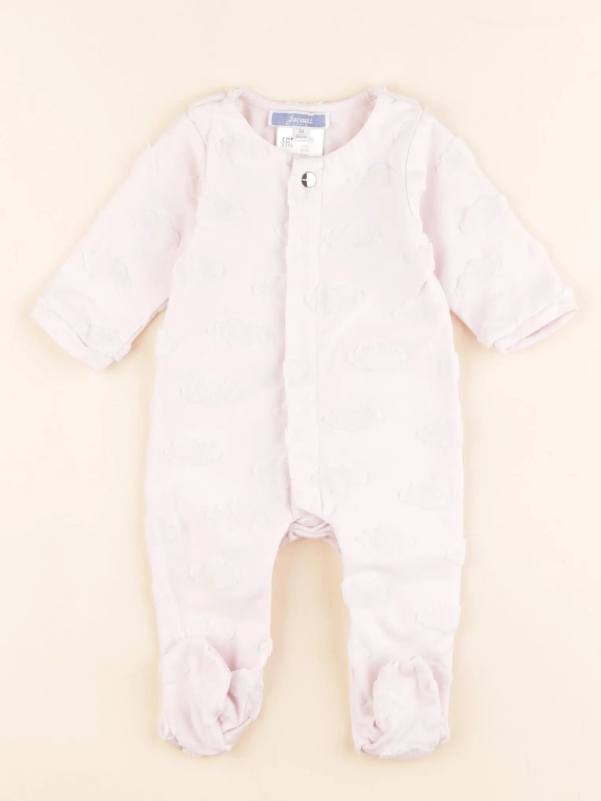 Jacadi - pyjama coton rose - 1 mois