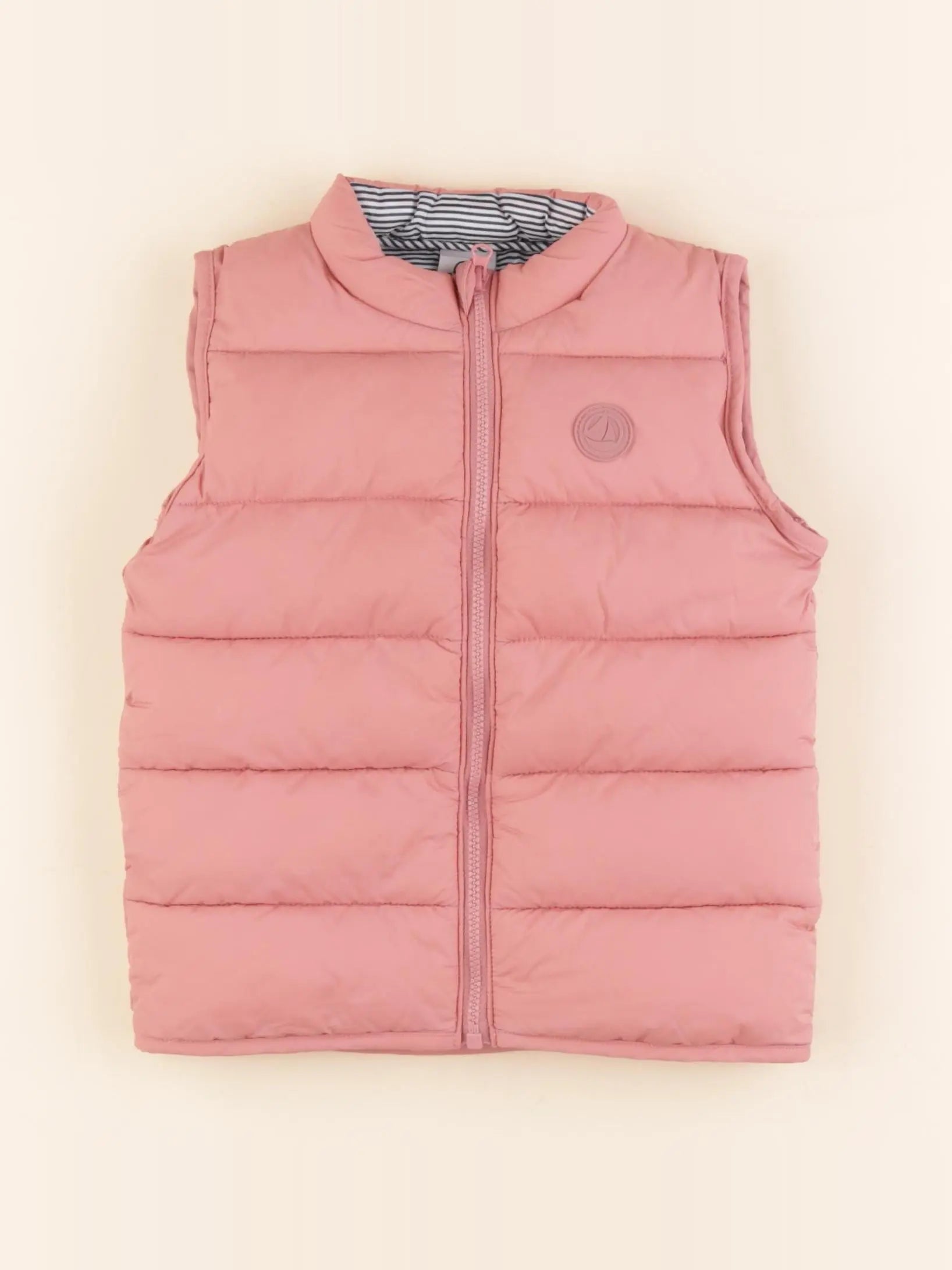 Petit Bateau - doudoune rose - 24 mois