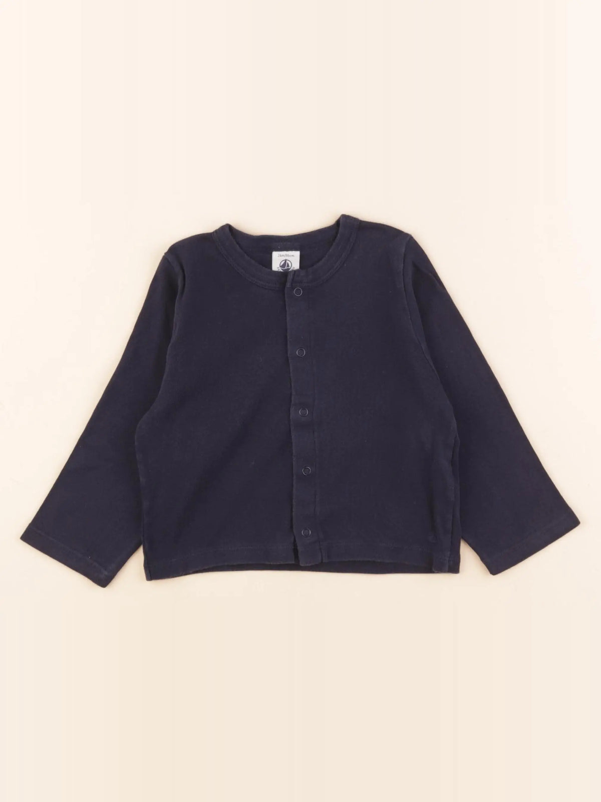Petit Bateau - tee-shirt bleu - 24 mois