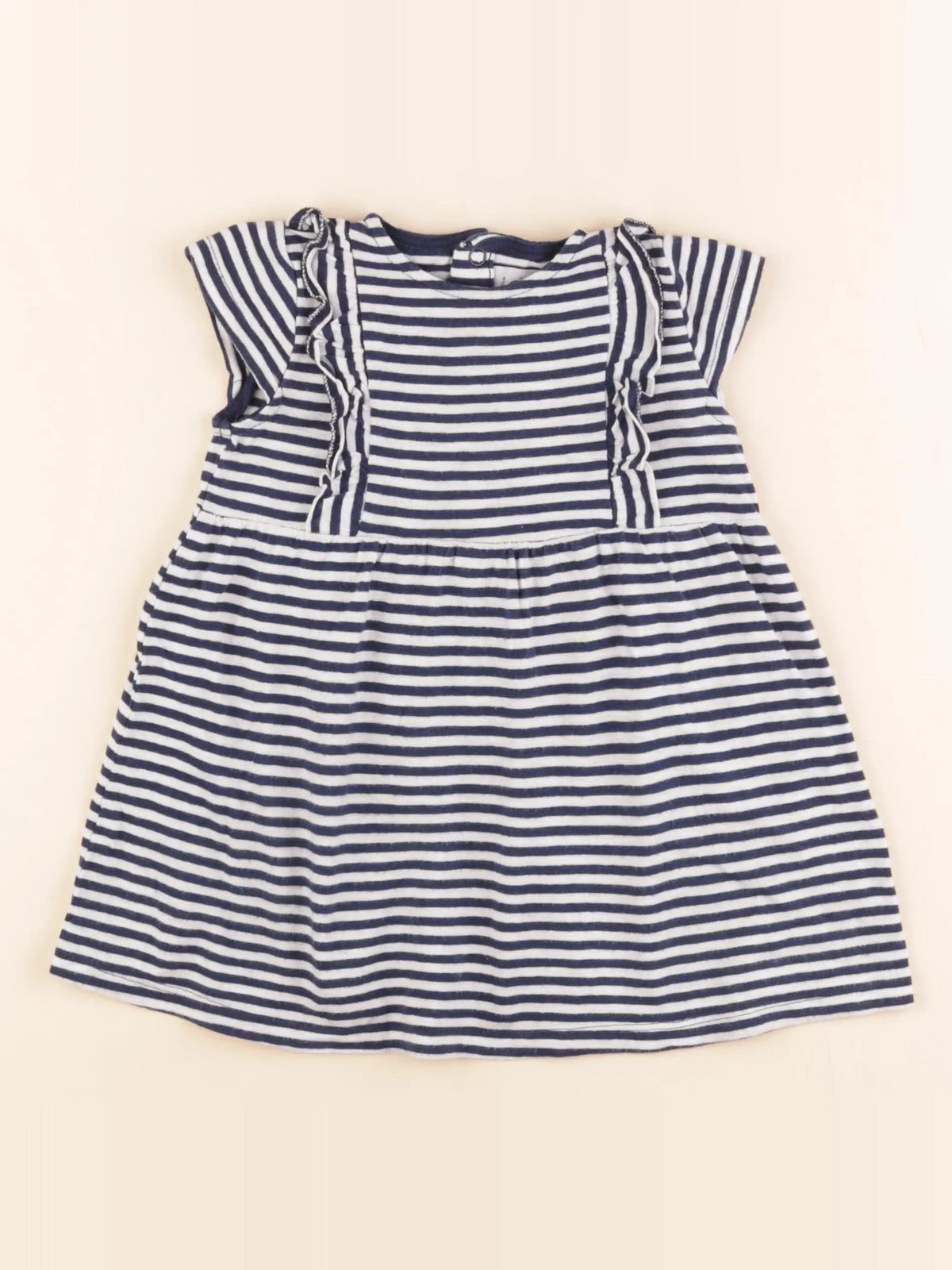 Robe blanc, bleu