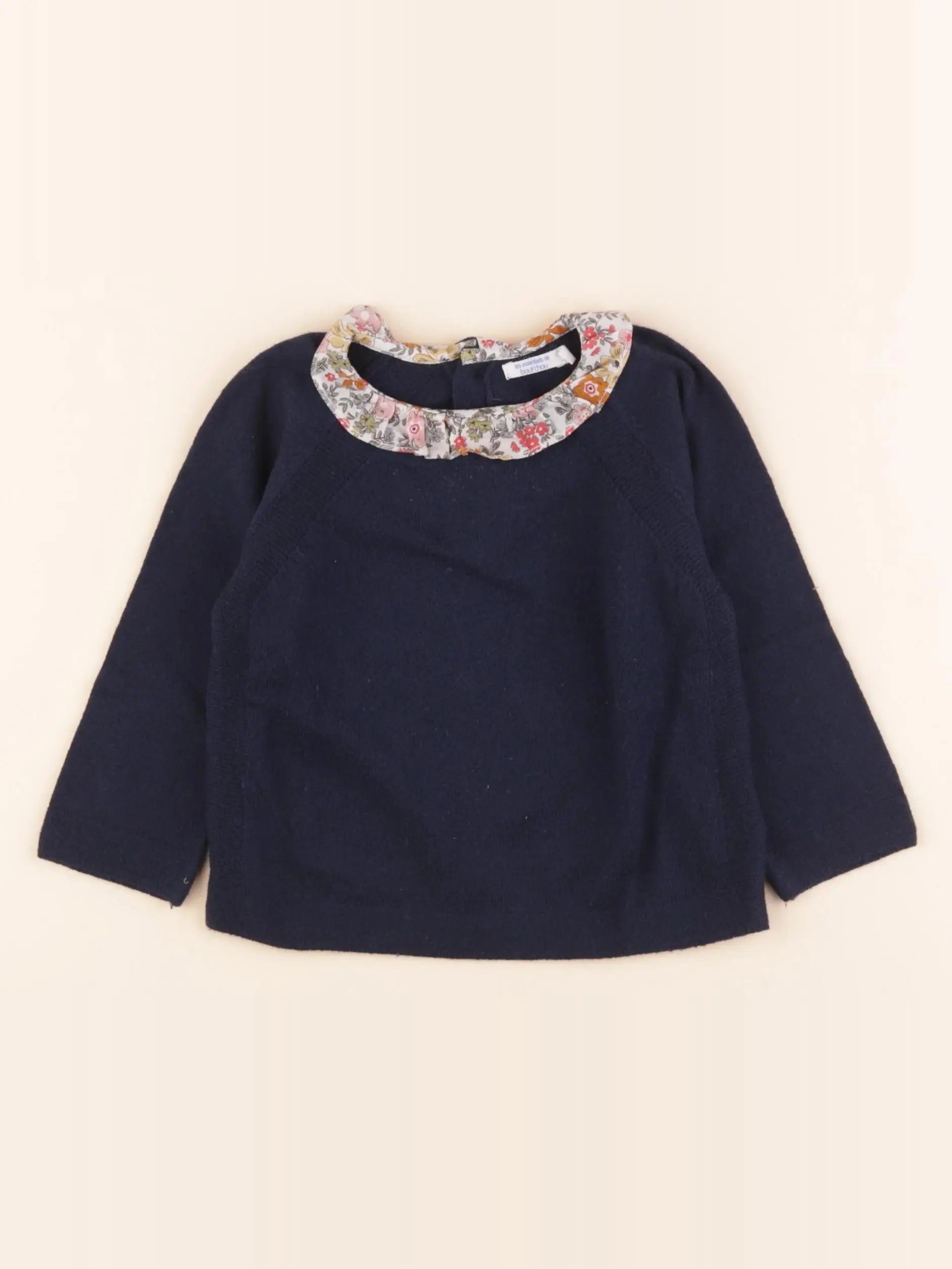 Boutchou - pull bleu - 18 mois