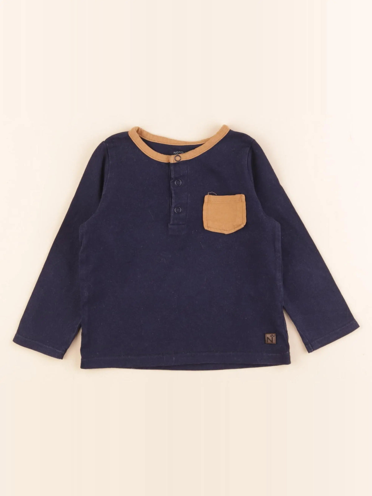 Natalys - tee-shirt bleu - 24 mois