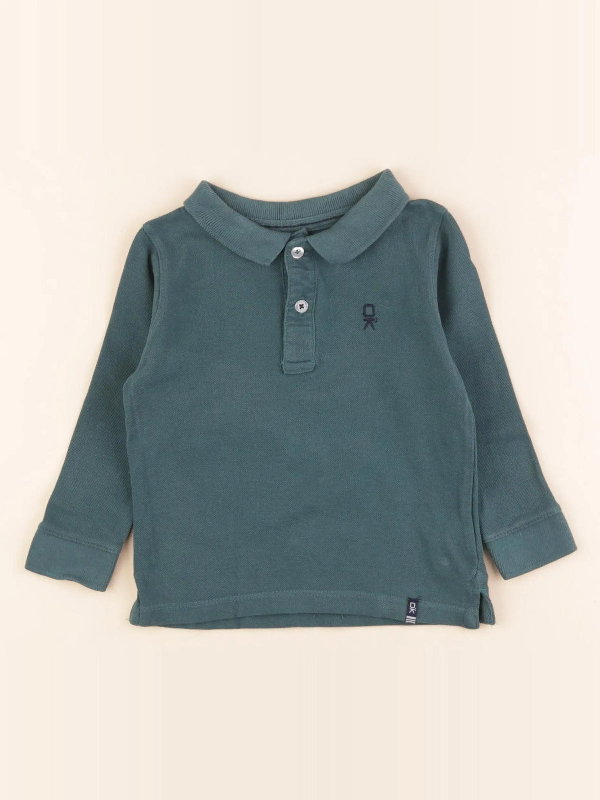 Okaidi - polo vert - 2 ans