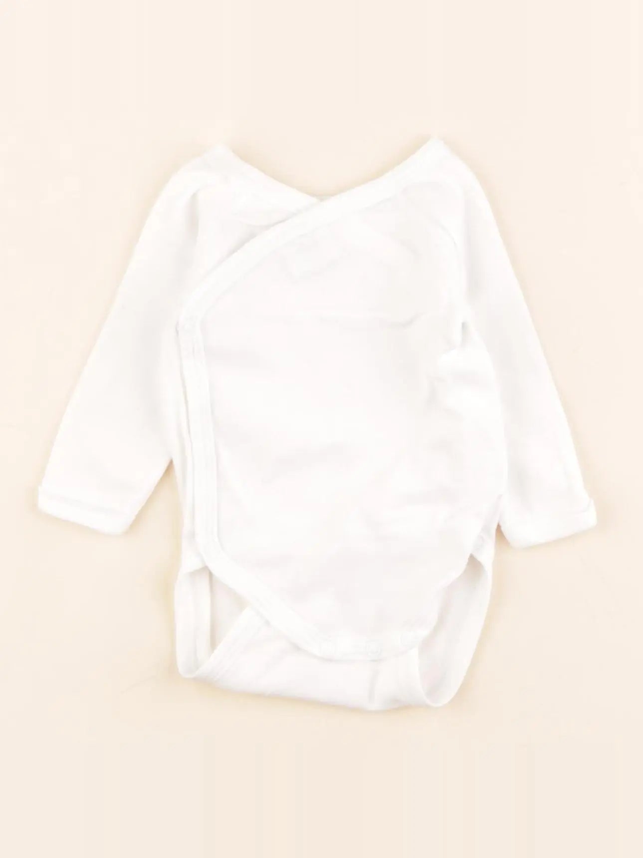 Petit Bateau - body blanc - 1 mois