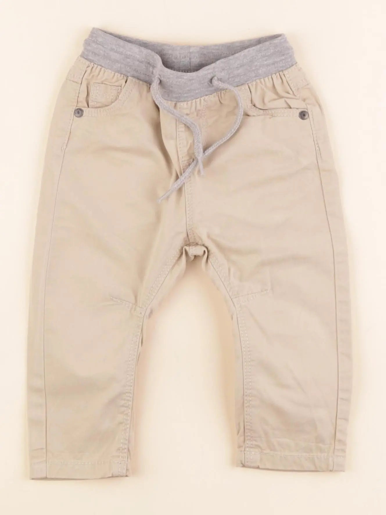 Tape à l'oeil - pantalon beige - 9 mois