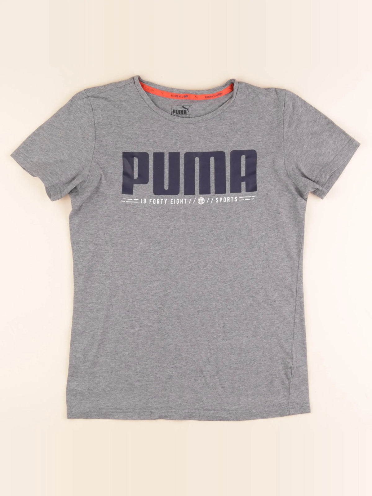 Puma - tee-shirt gris - 13/14 ans