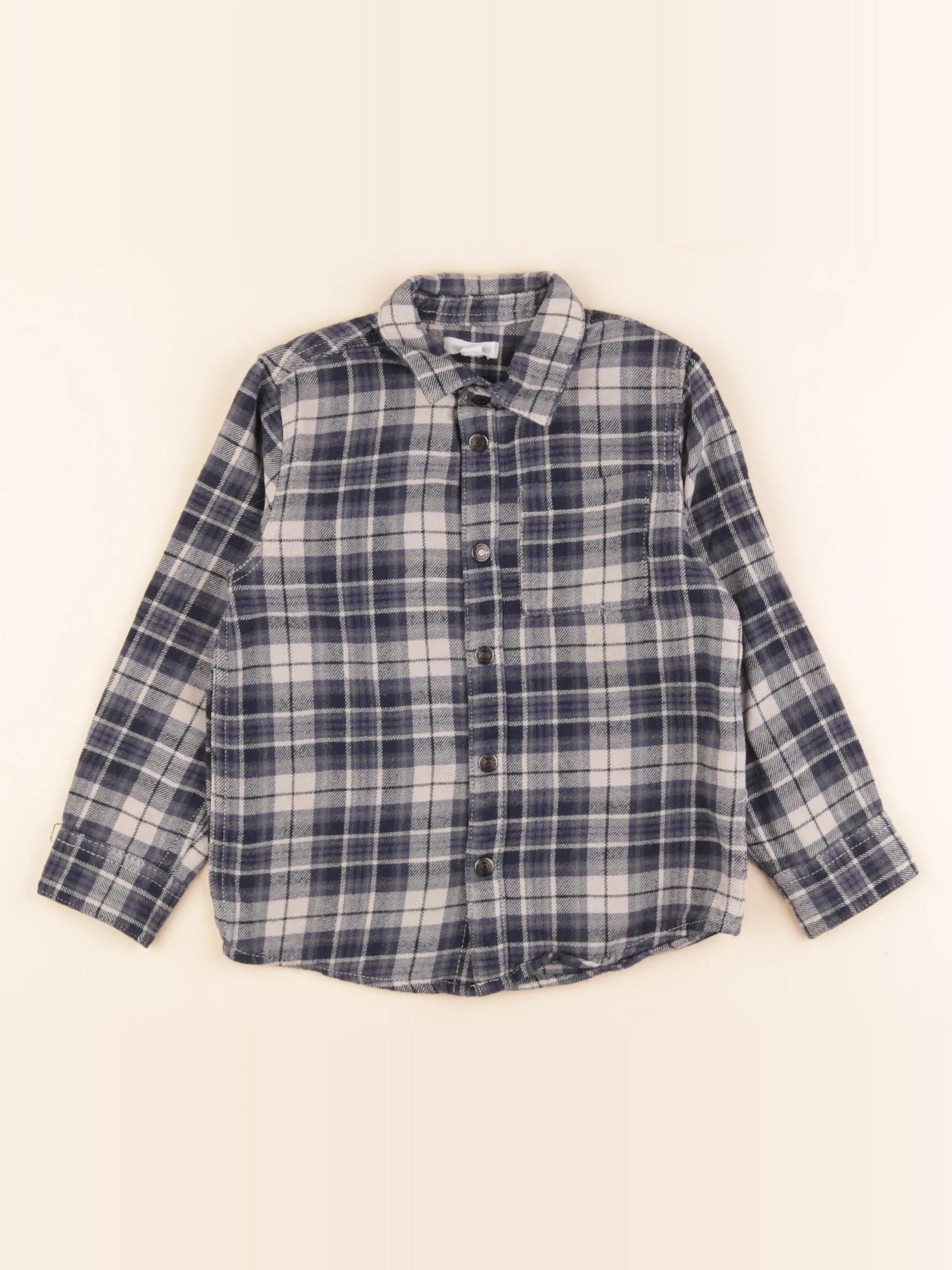 Vertbaudet - chemise bleu - 5 ans